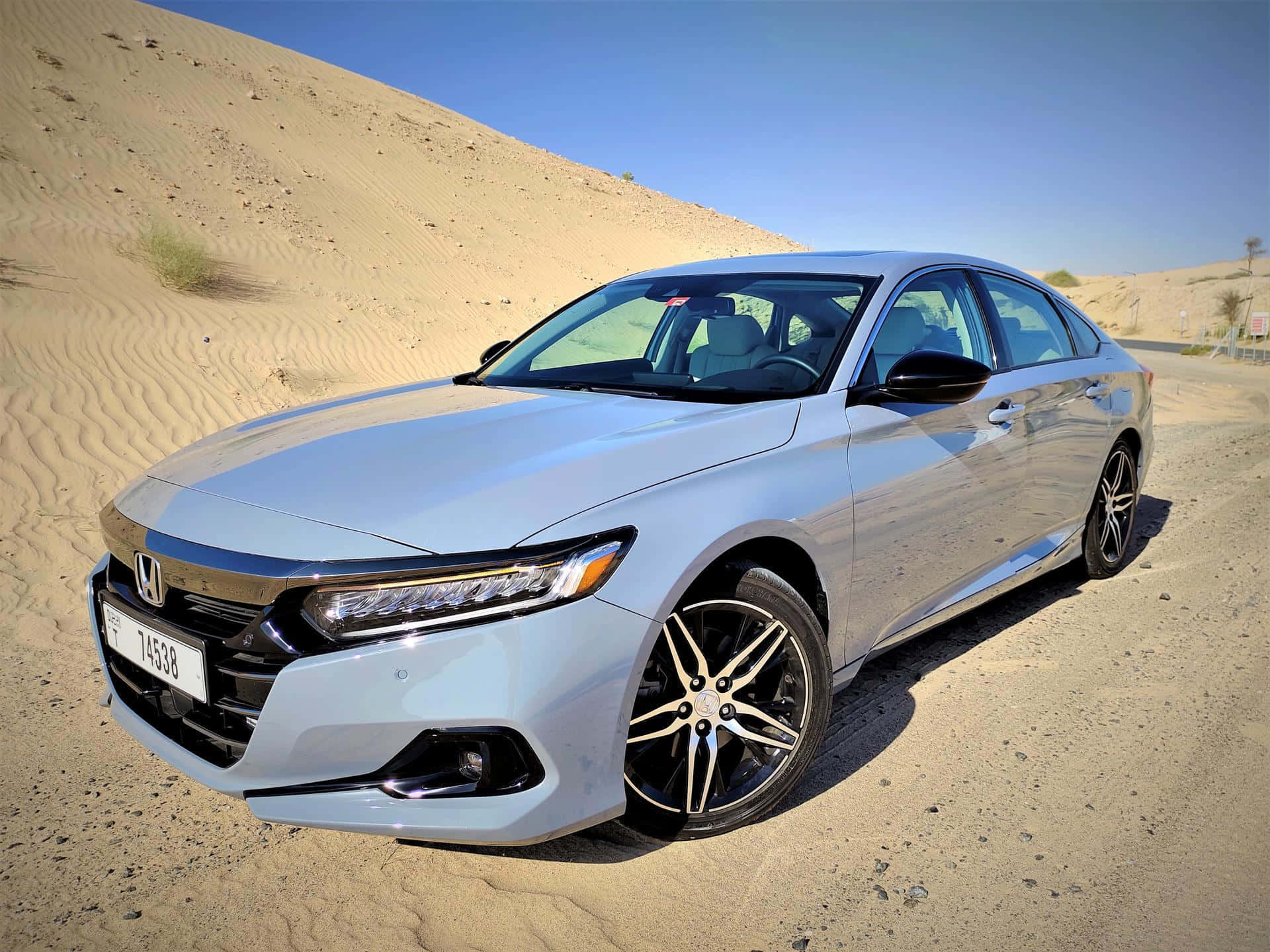 Honda Accord, sleek silver, sedan, Full HD Desktop Wallpaper