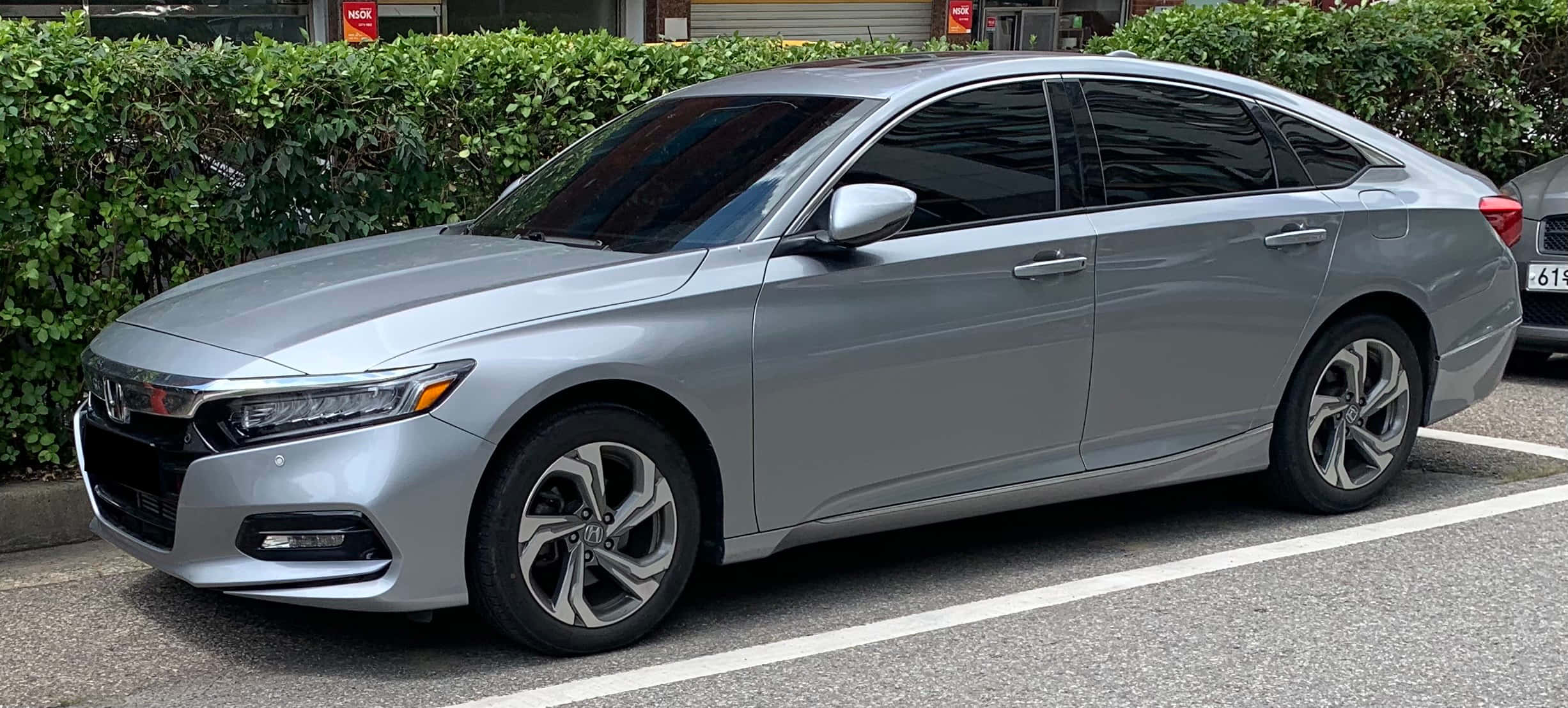 Honda Accord, silver, sedan, Full HD Desktop Wallpaper