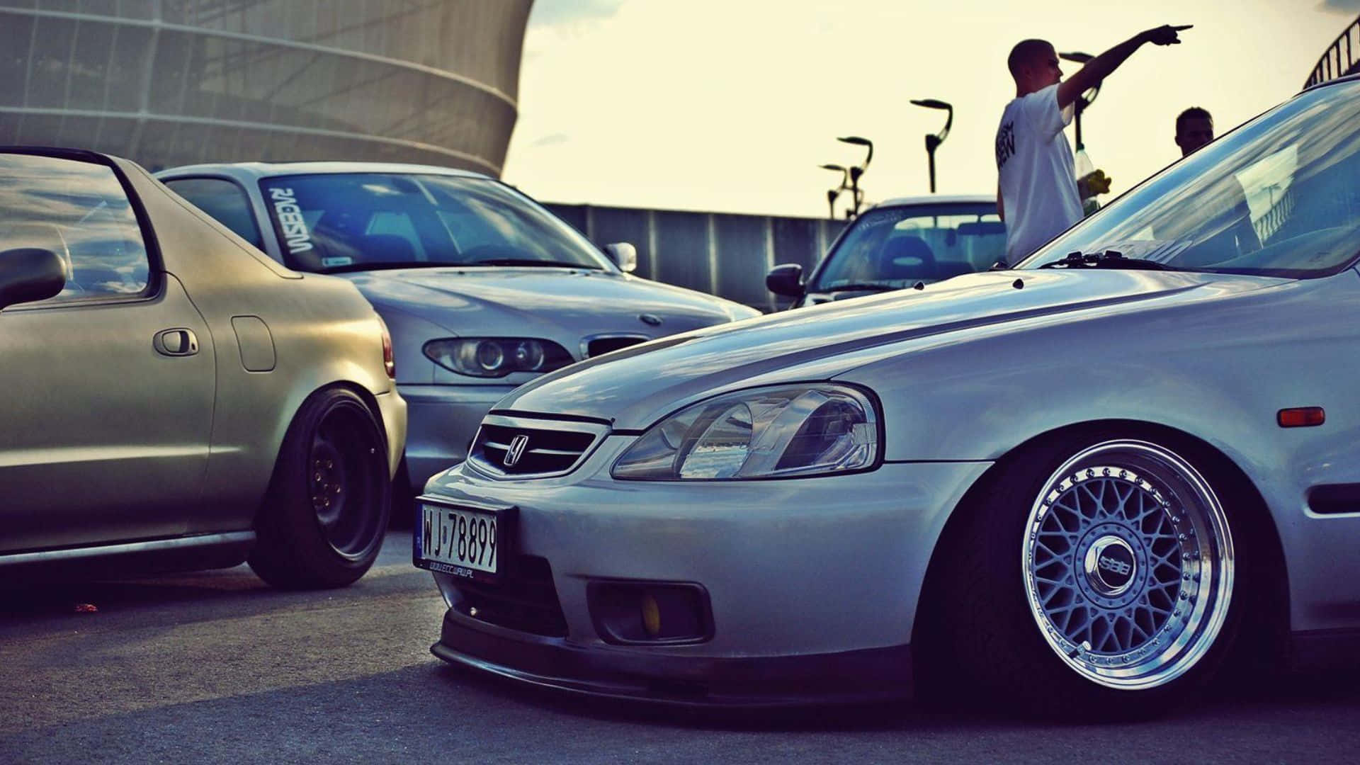 Honda Civic Del Sol, 1920 x 1080, scenic roadway, Full HD Desktop Wallpaper