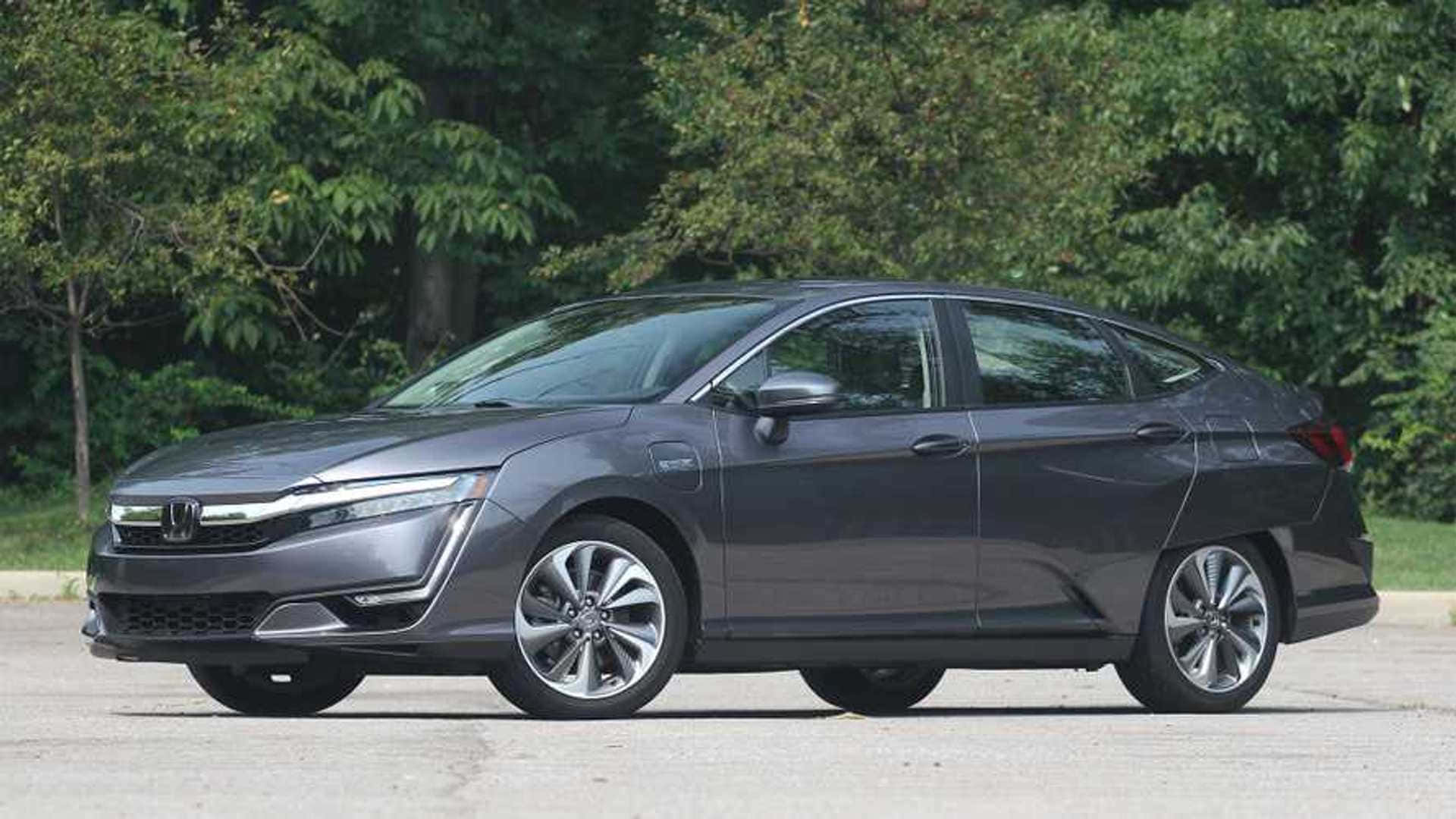 Honda Clarity, dark gray, sedan, Full HD Desktop Wallpaper