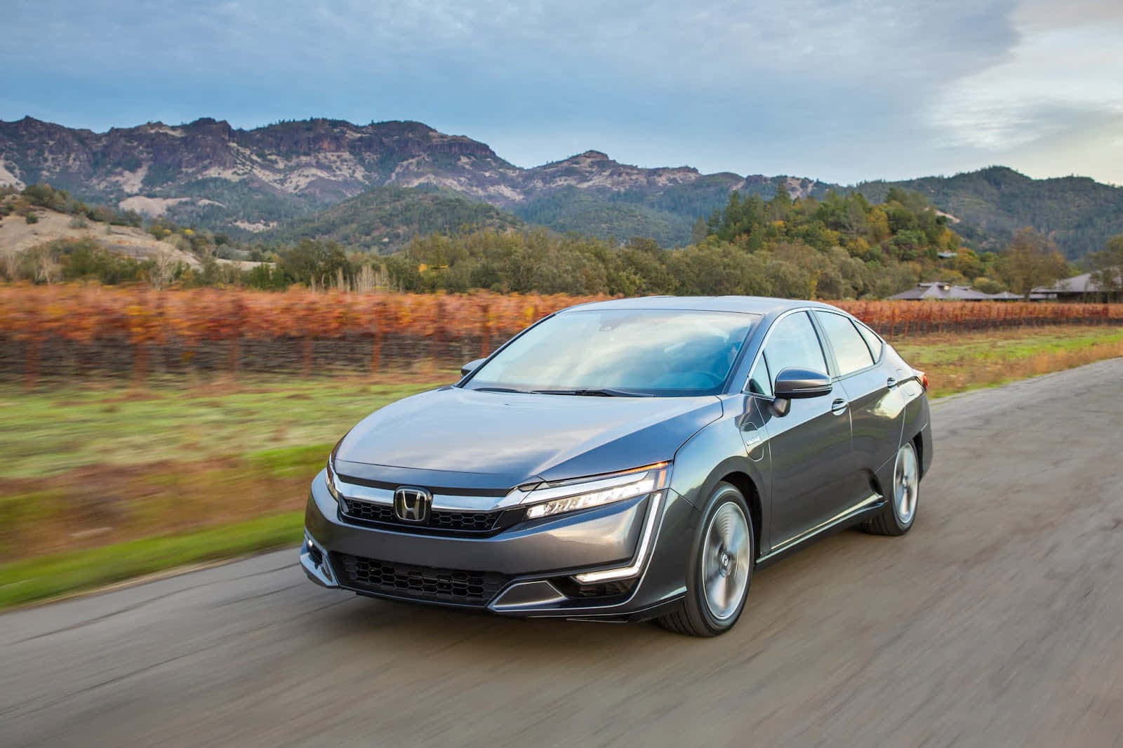 Honda Clarity, silver, gray, HD Desktop Wallpaper
