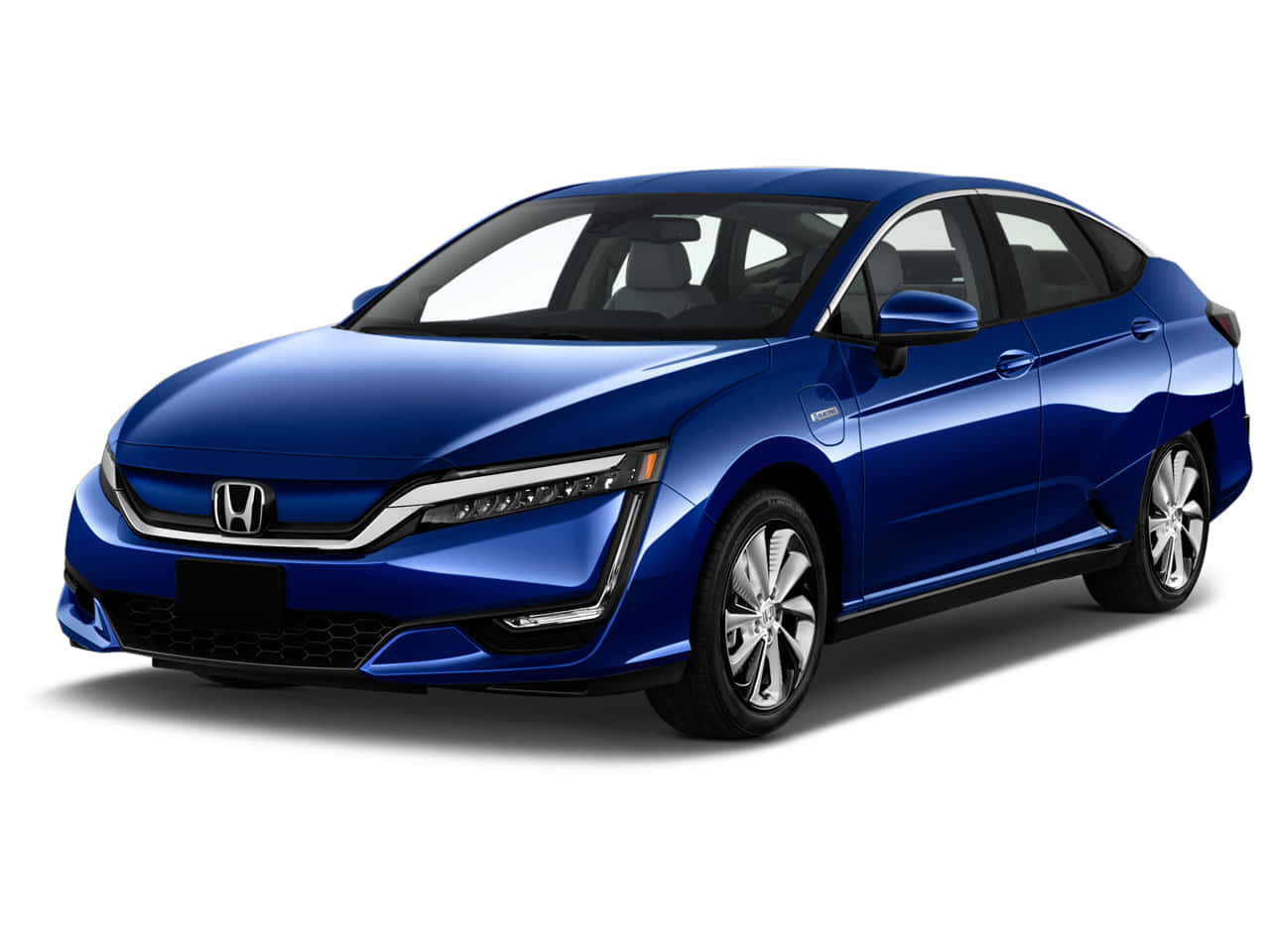 Honda Clarity, blue, electric sedan, HD Desktop Wallpaper