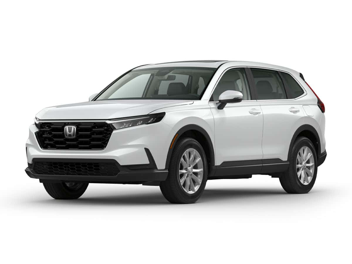 Honda CR-V, white, studio lighting, SD Desktop Wallpaper