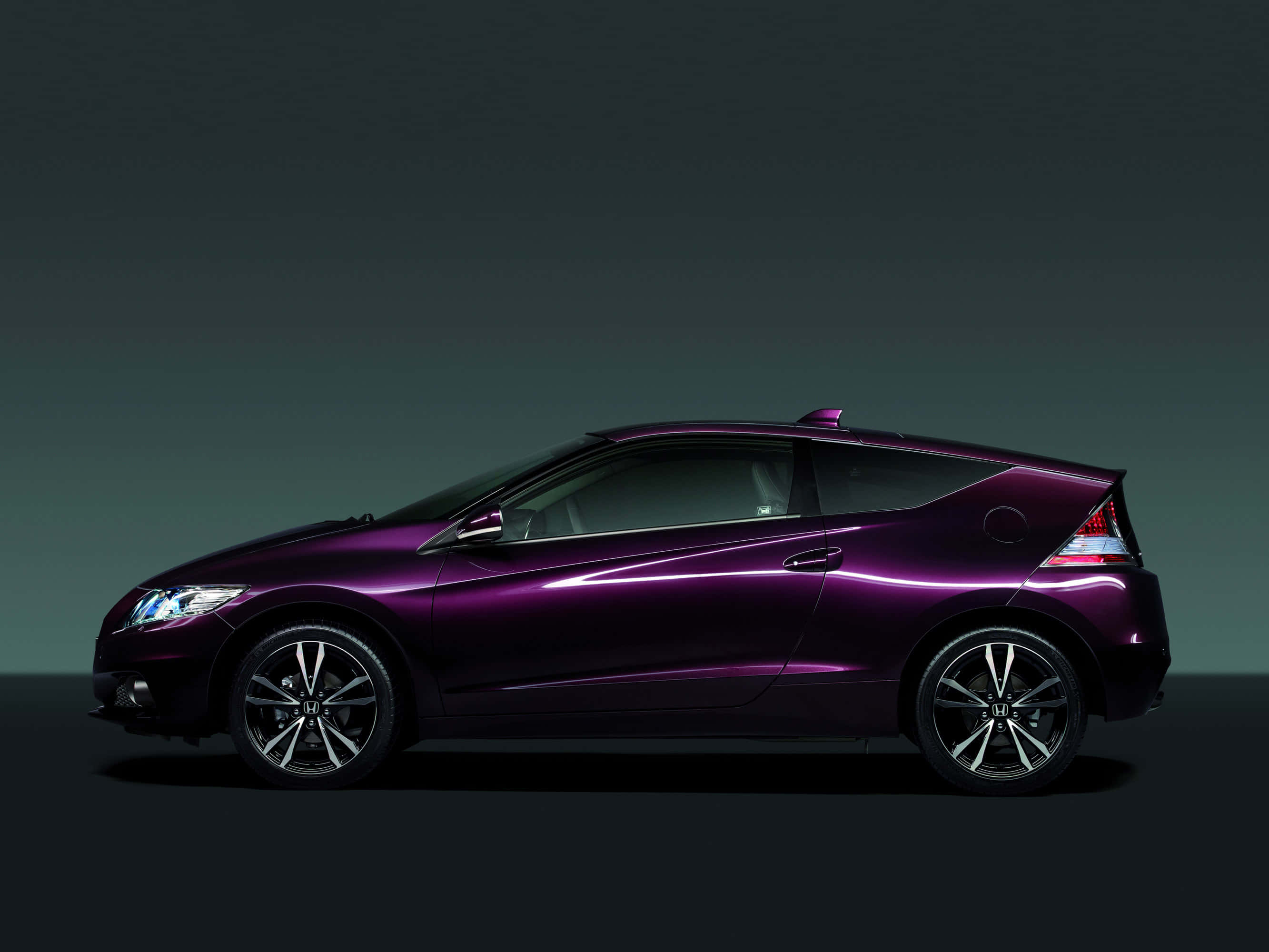 Honda CR-Z, purple, profile, 2K Desktop Wallpaper