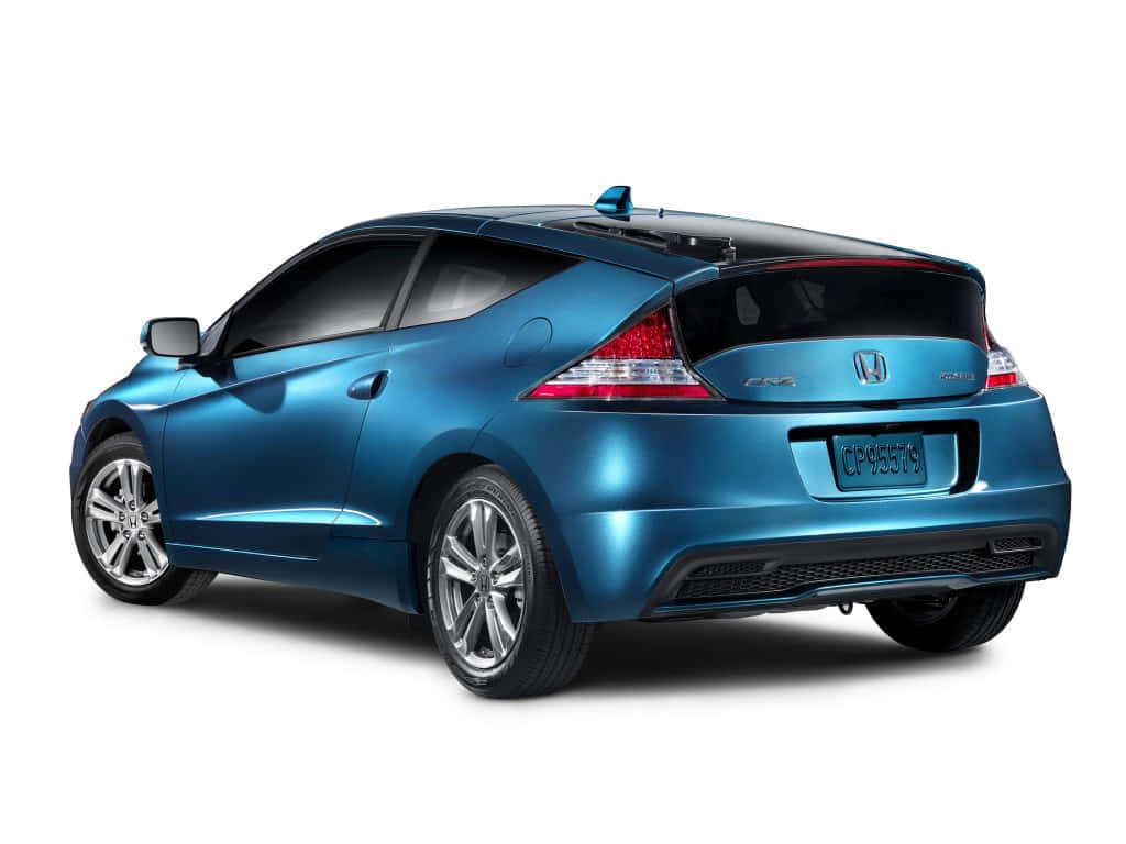 Honda CR-Z, metallic blue, sports coupe, SD Desktop Wallpaper