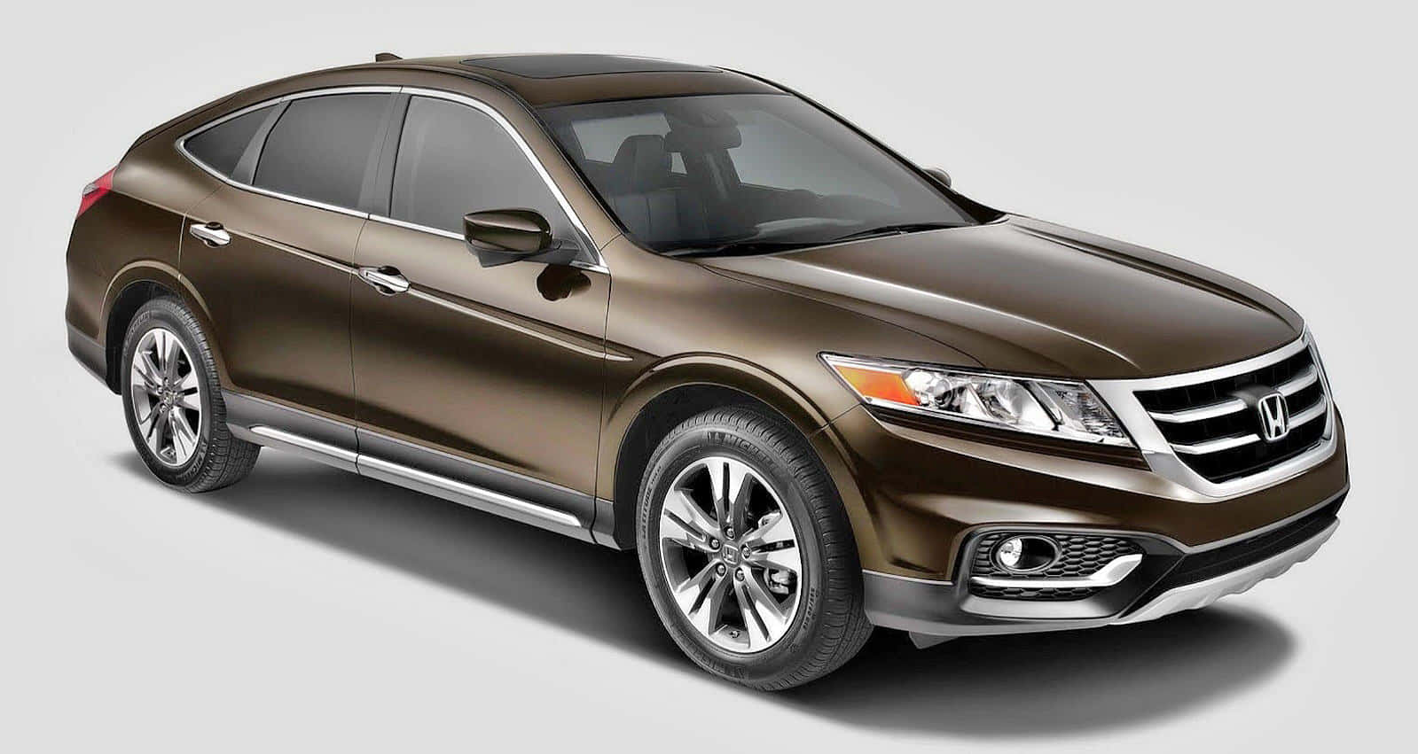 Honda Crosstour, bronze, chrome accents, HD Desktop Wallpaper