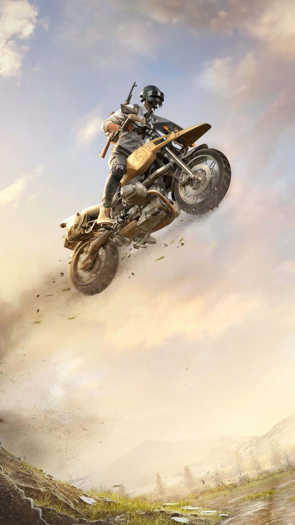 Honda Dirt Bike, dirt bike, rugged mountain trail, HD Phone Wallpaper