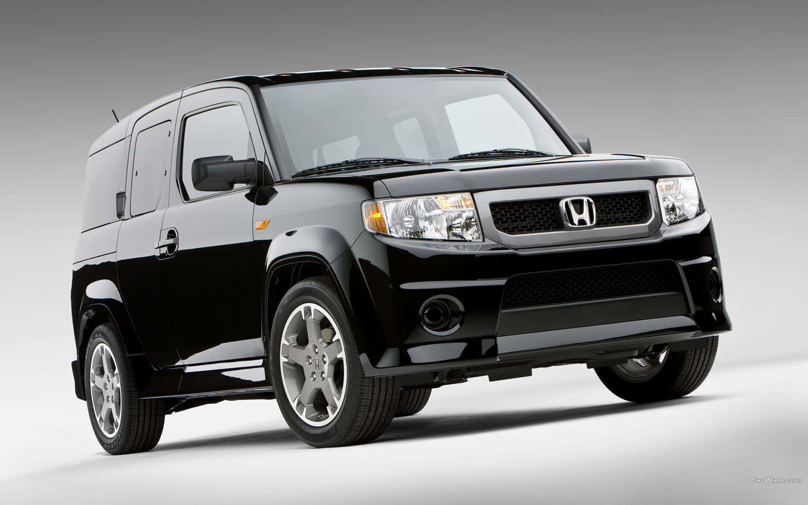 Honda Element, black, silver rims, HD Desktop Wallpaper
