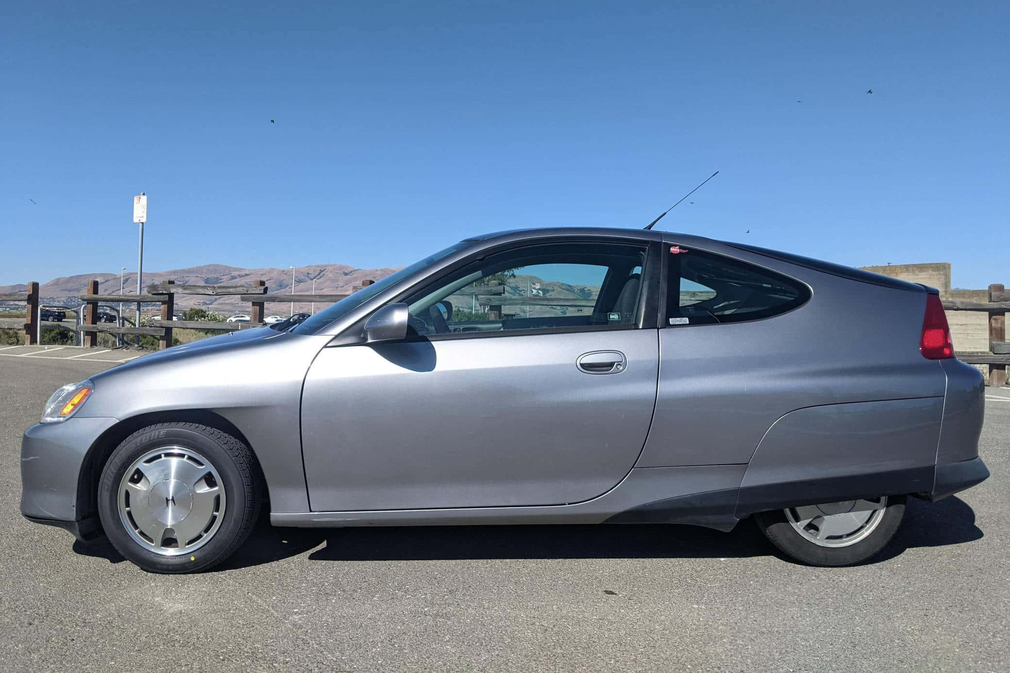 Honda Insight, silver, hybrid coupe, Full HD Desktop Wallpaper