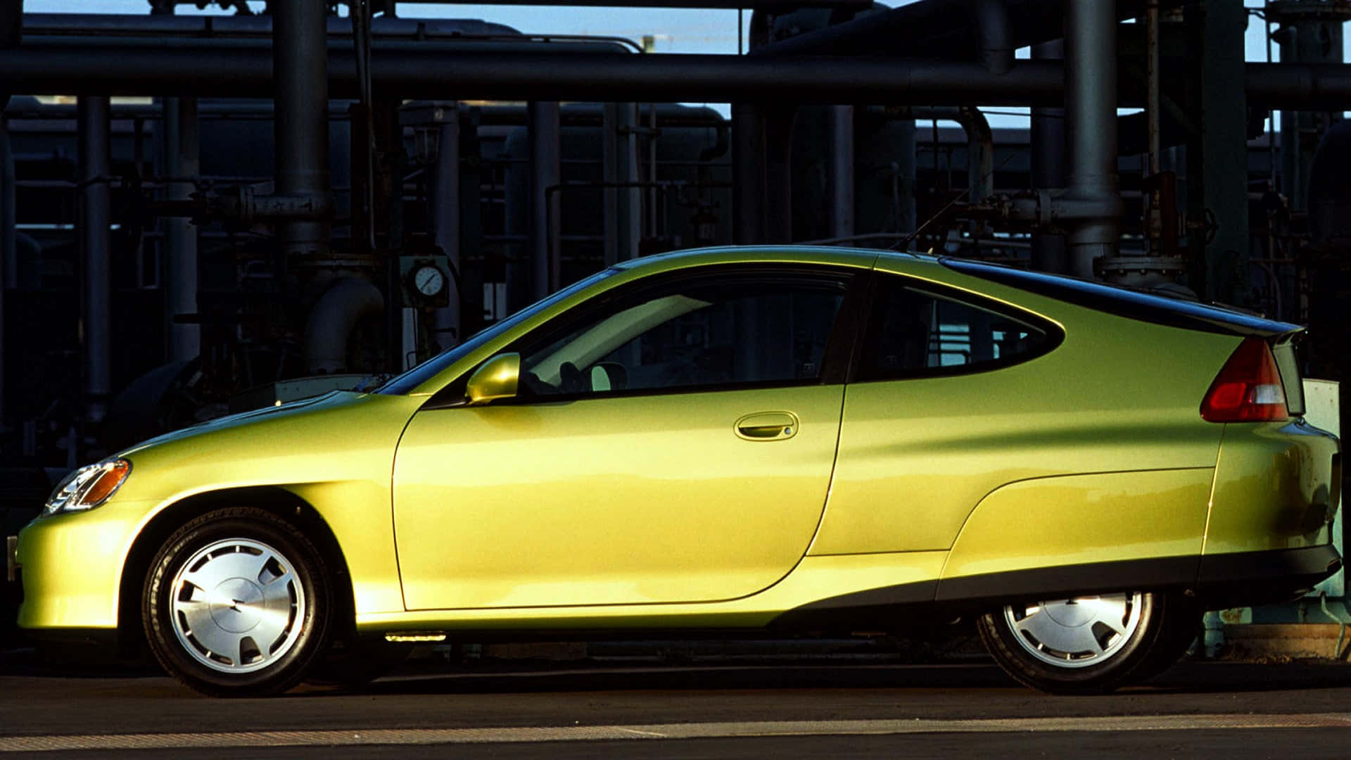 Honda Insight, lime green, hybrid sports car, Full HD Desktop Wallpaper