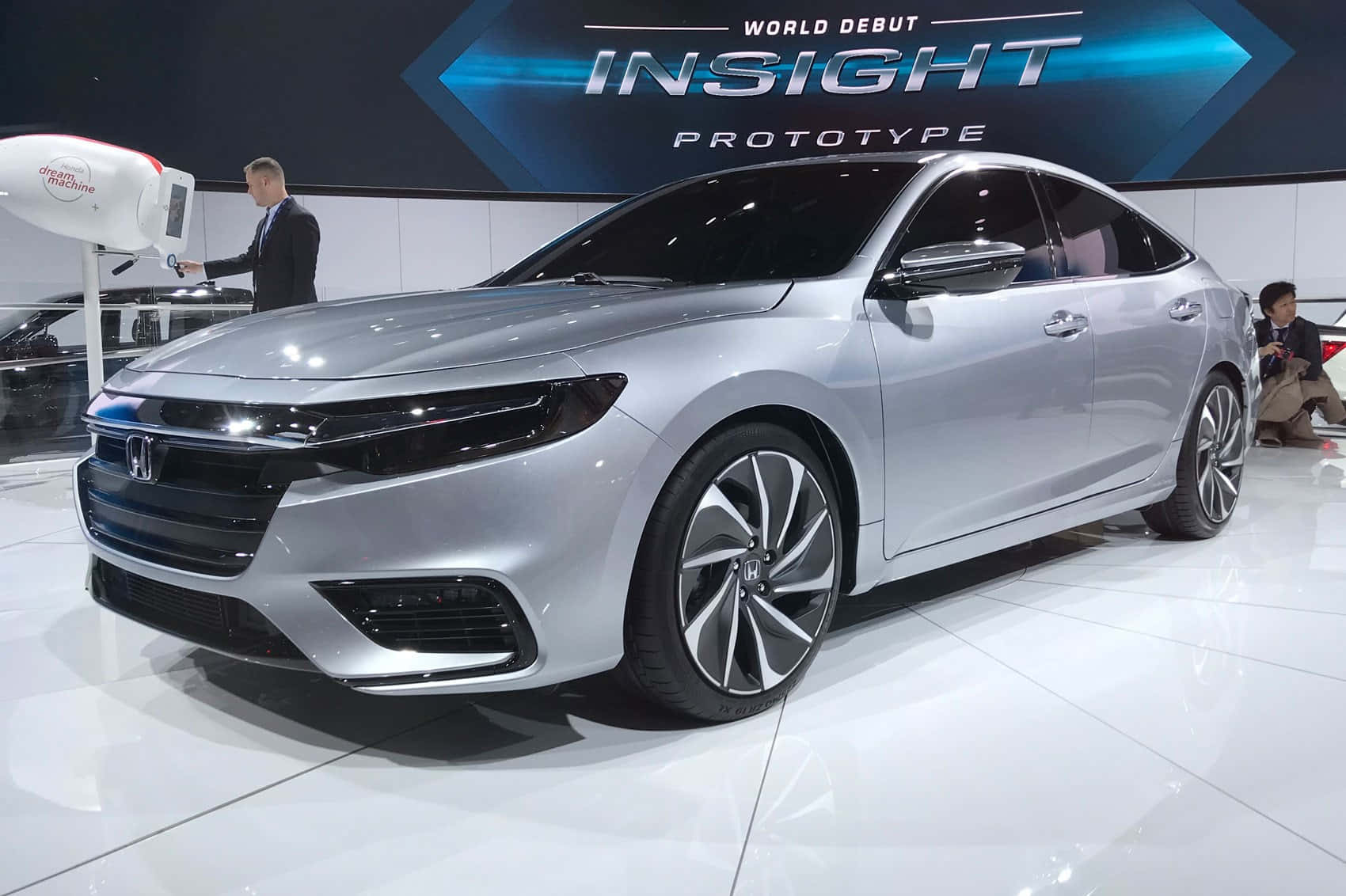 Honda Insight, silver, prototype, HD Desktop Wallpaper