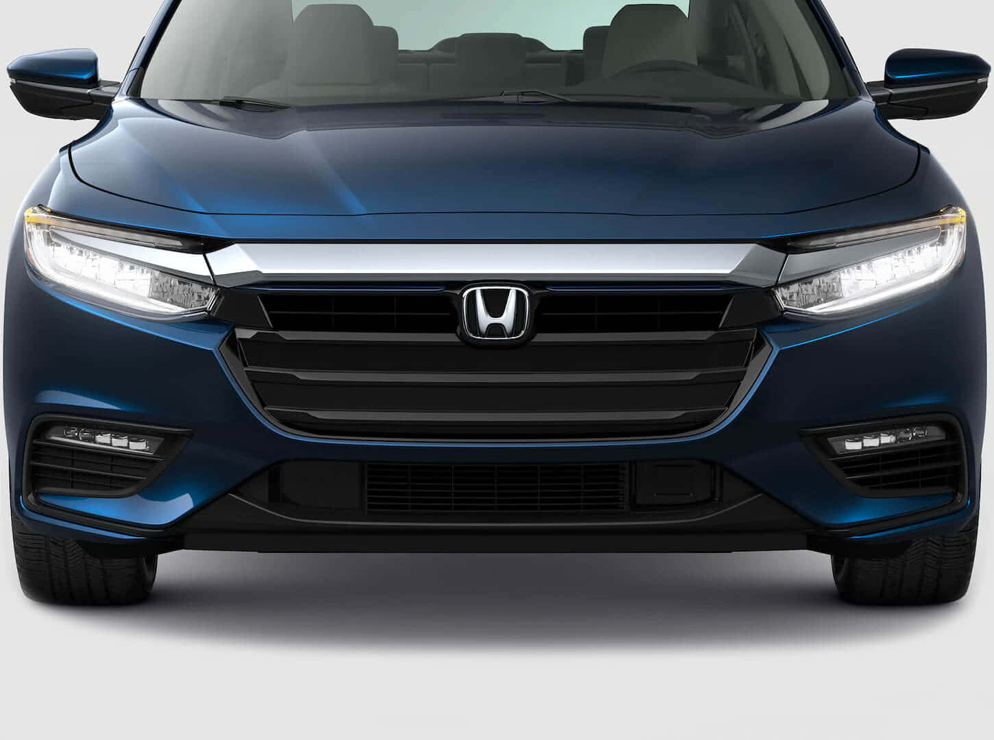 Honda Insight, blue, sharp headlights, HD Desktop Wallpaper