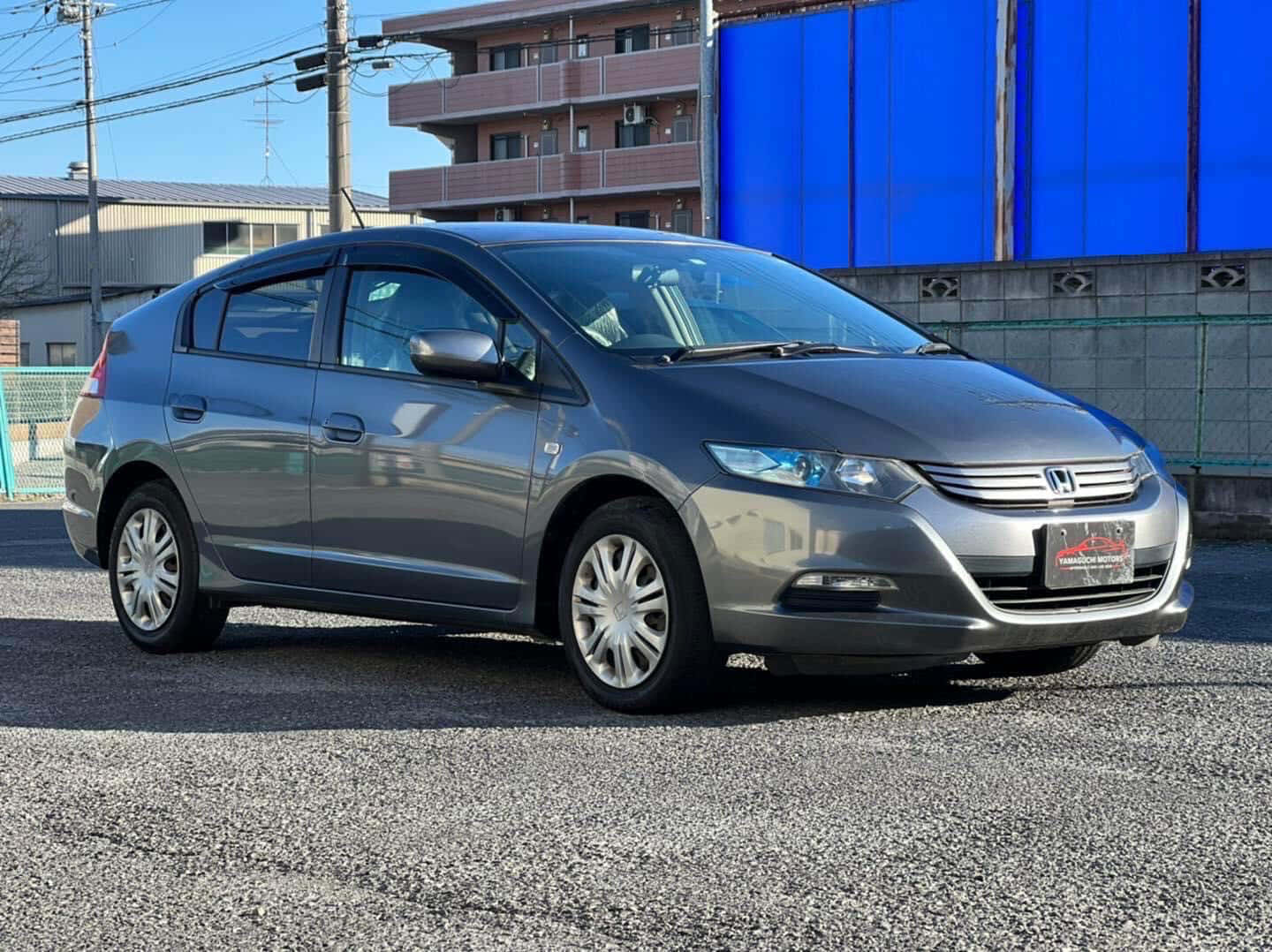 Honda Insight, silver, gravel, HD Desktop Wallpaper