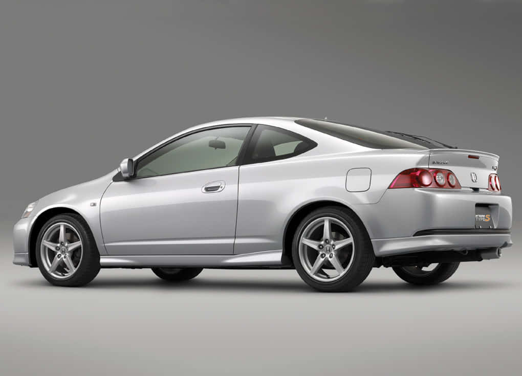 Honda Integra, silver, red taillights, SD Desktop Wallpaper