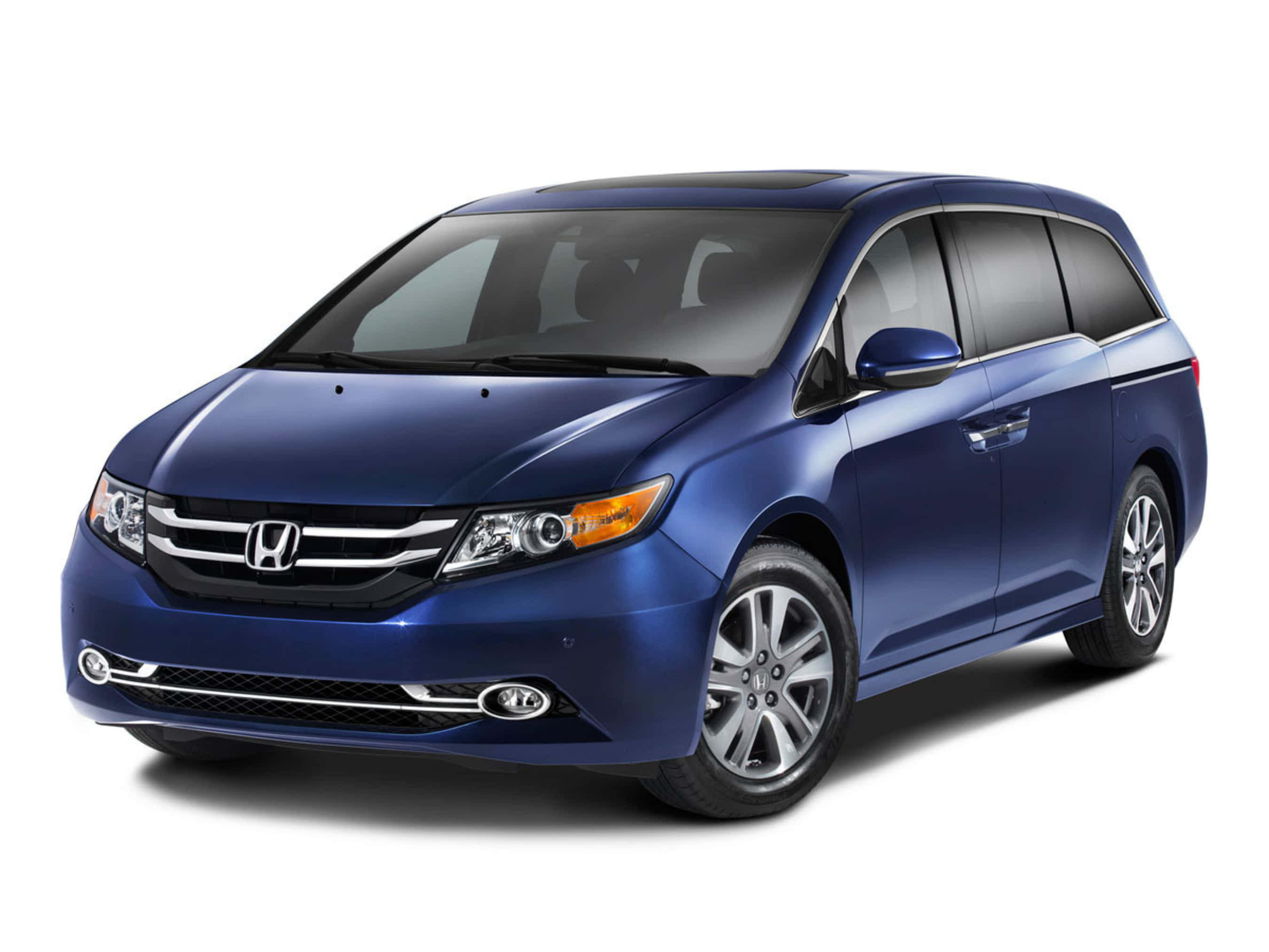 Honda Odyssey, blue, studio lighting, 2K Desktop Wallpaper