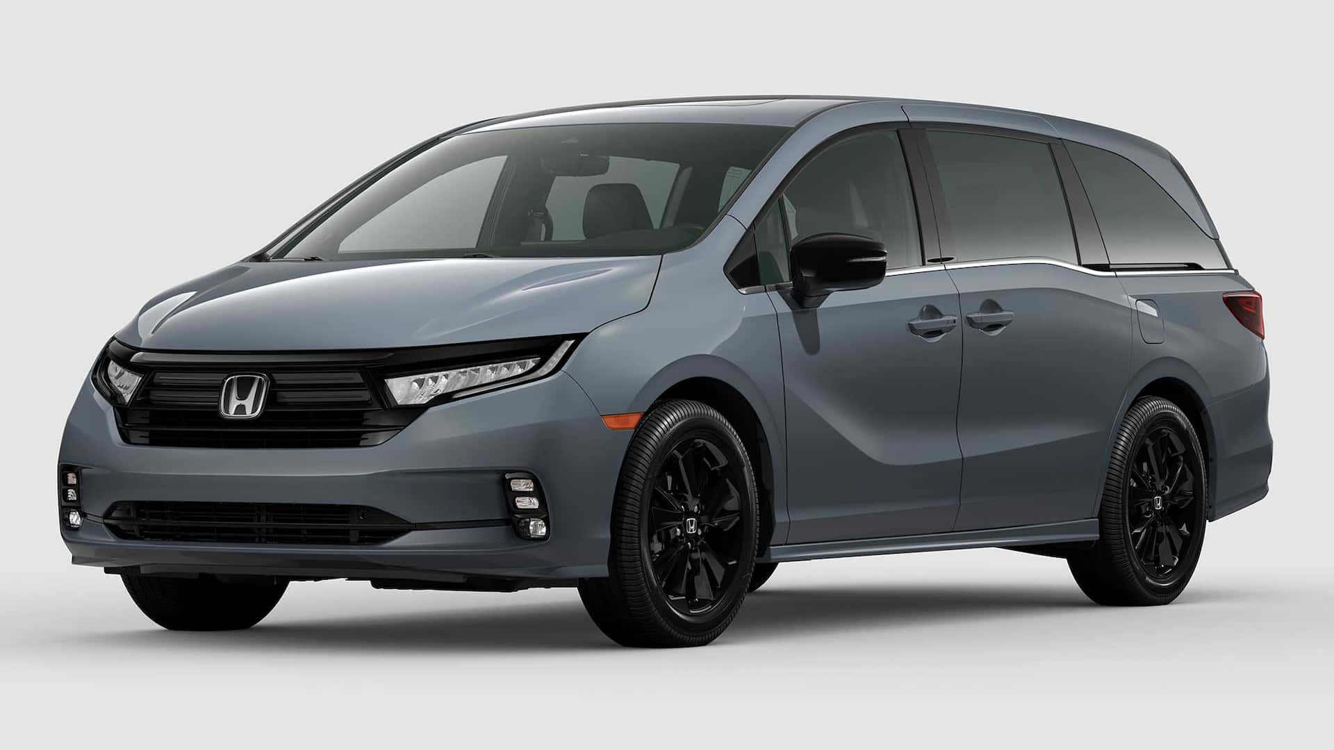 Honda Odyssey, silver, gray, Full HD Desktop Wallpaper