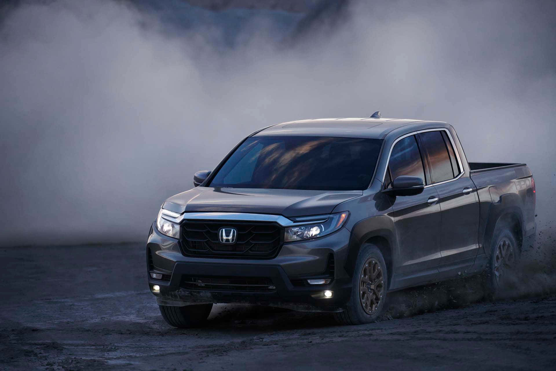 Honda Ridgeline, 2022, sleek gray, Full HD Desktop Wallpaper