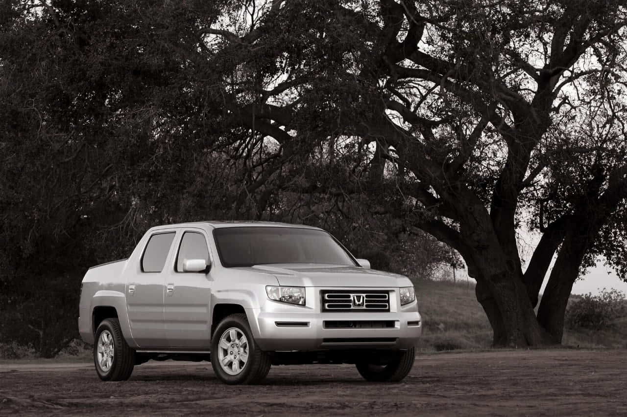 Honda Ridgeline, silver, pickup truck, HD Desktop Wallpaper
