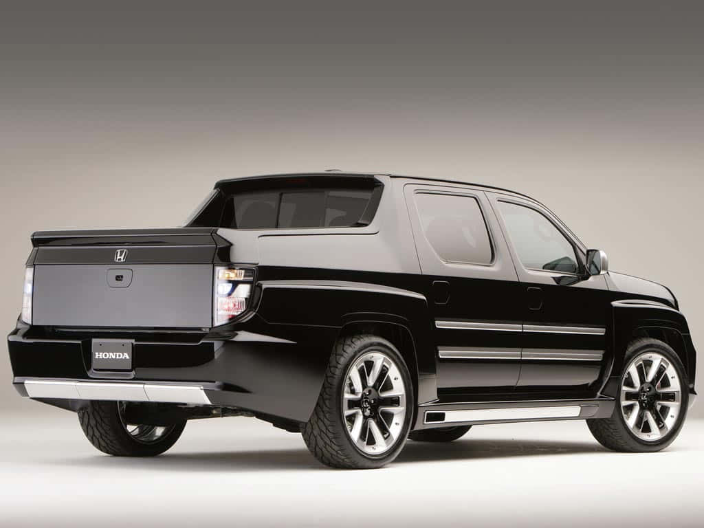 Honda Ridgeline, black, chrome accents, SD Desktop Wallpaper