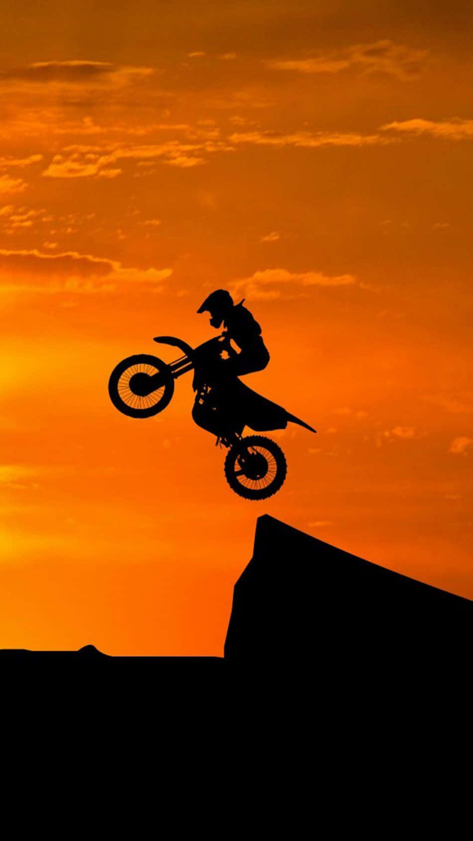 Honda, dirt bike, cliff, HD Phone Wallpaper