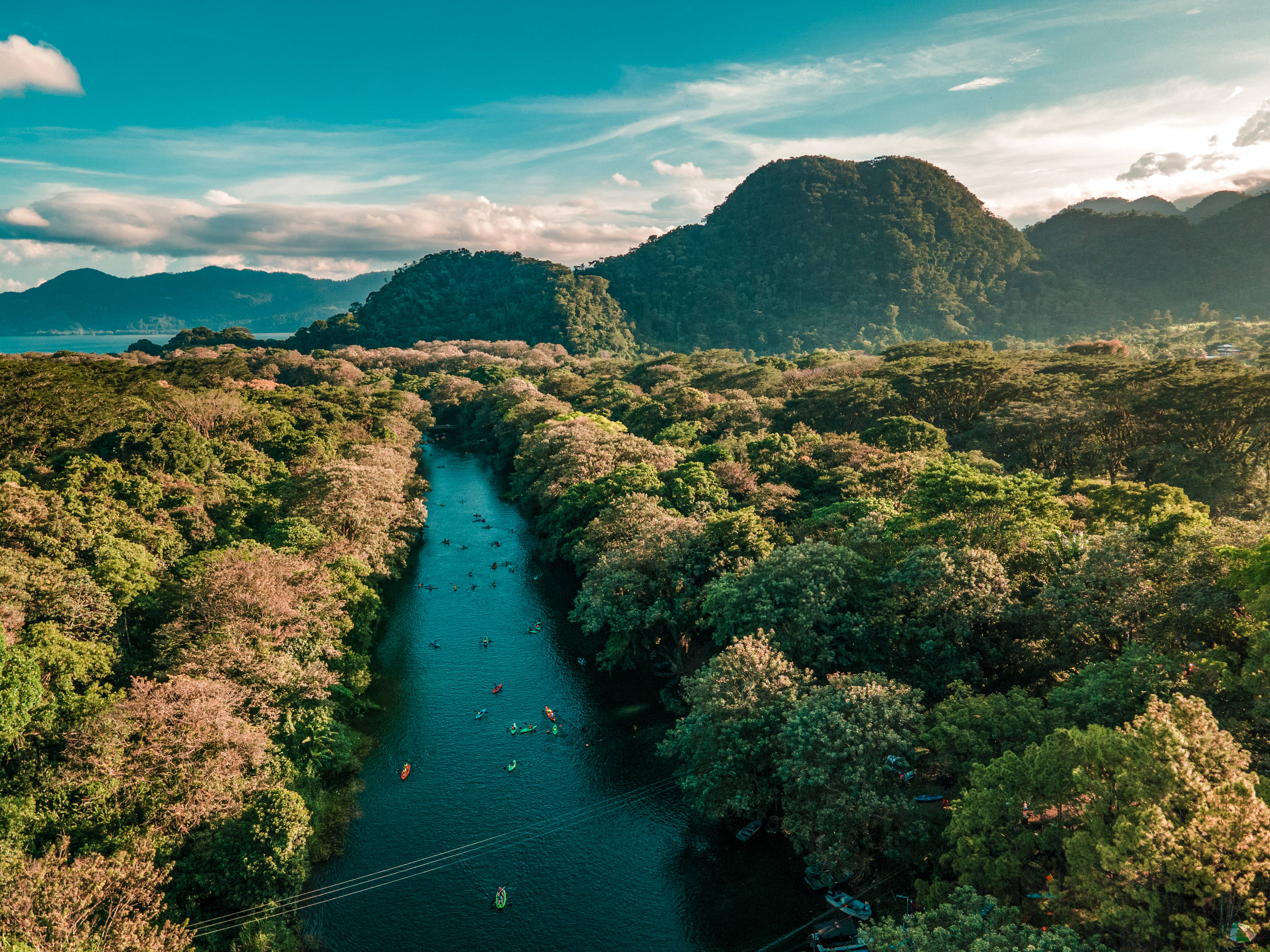 Honduras, Green Mountains, forest, 4K Desktop Wallpaper