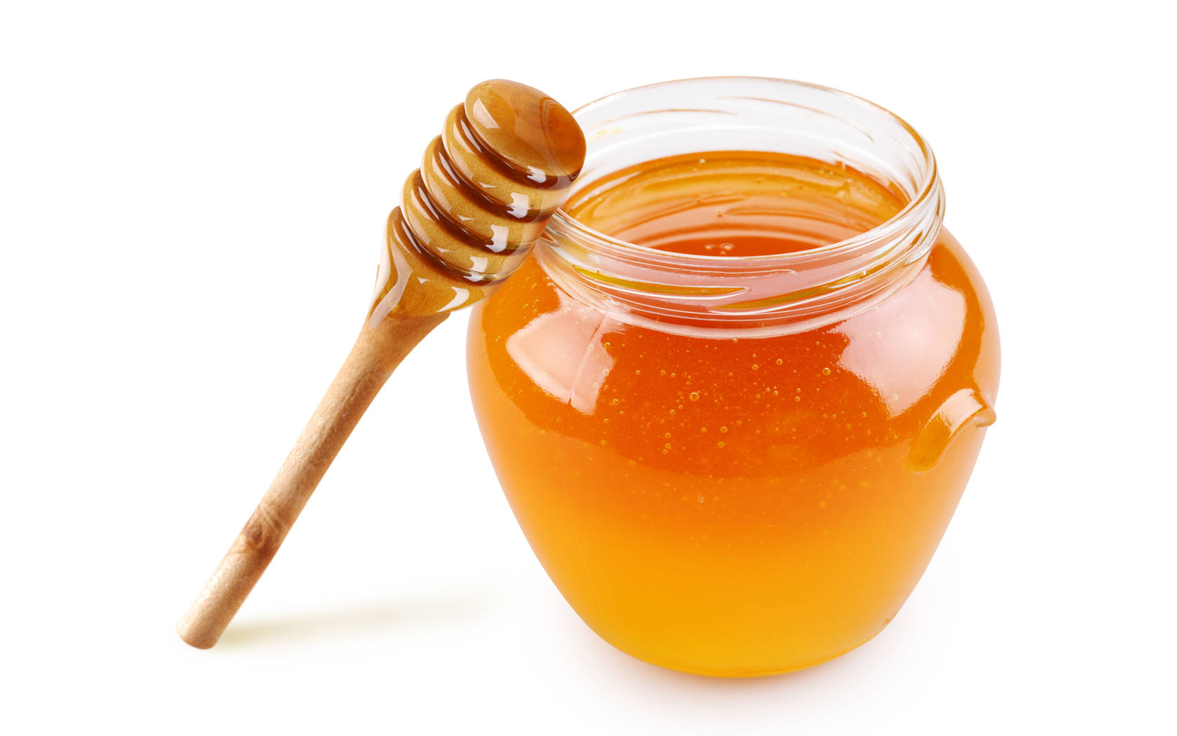 transparent jar, raw honey, golden honey, HD Desktop Wallpaper