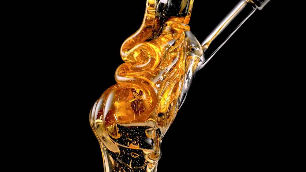 honey, glass pipette, golden honey, SD Desktop Wallpaper