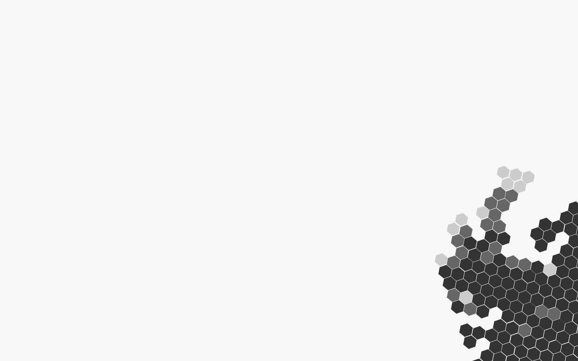 Dark Honeycomb, Cool White, hexagons, Full HD Desktop Wallpaper