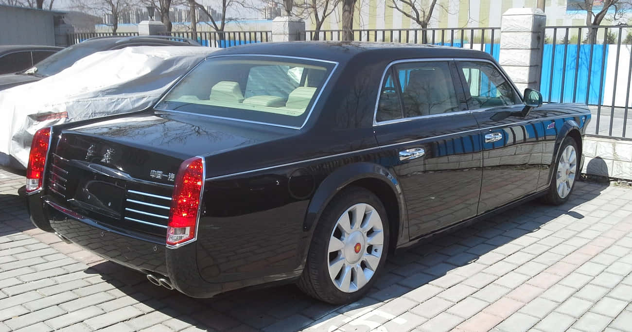 Hongqi L5, luxury sedan, glossy black, HD Desktop Wallpaper