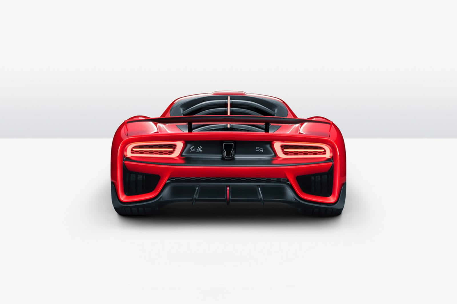 Hongqi, red, hypercar, HD Desktop Wallpaper