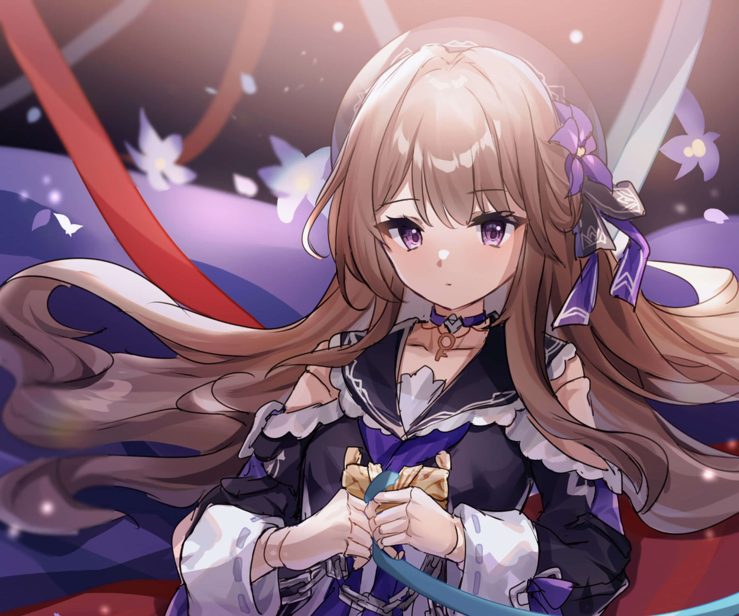 Honkai Star Rail, anime girl, long brown hair, Full HD Desktop Wallpaper