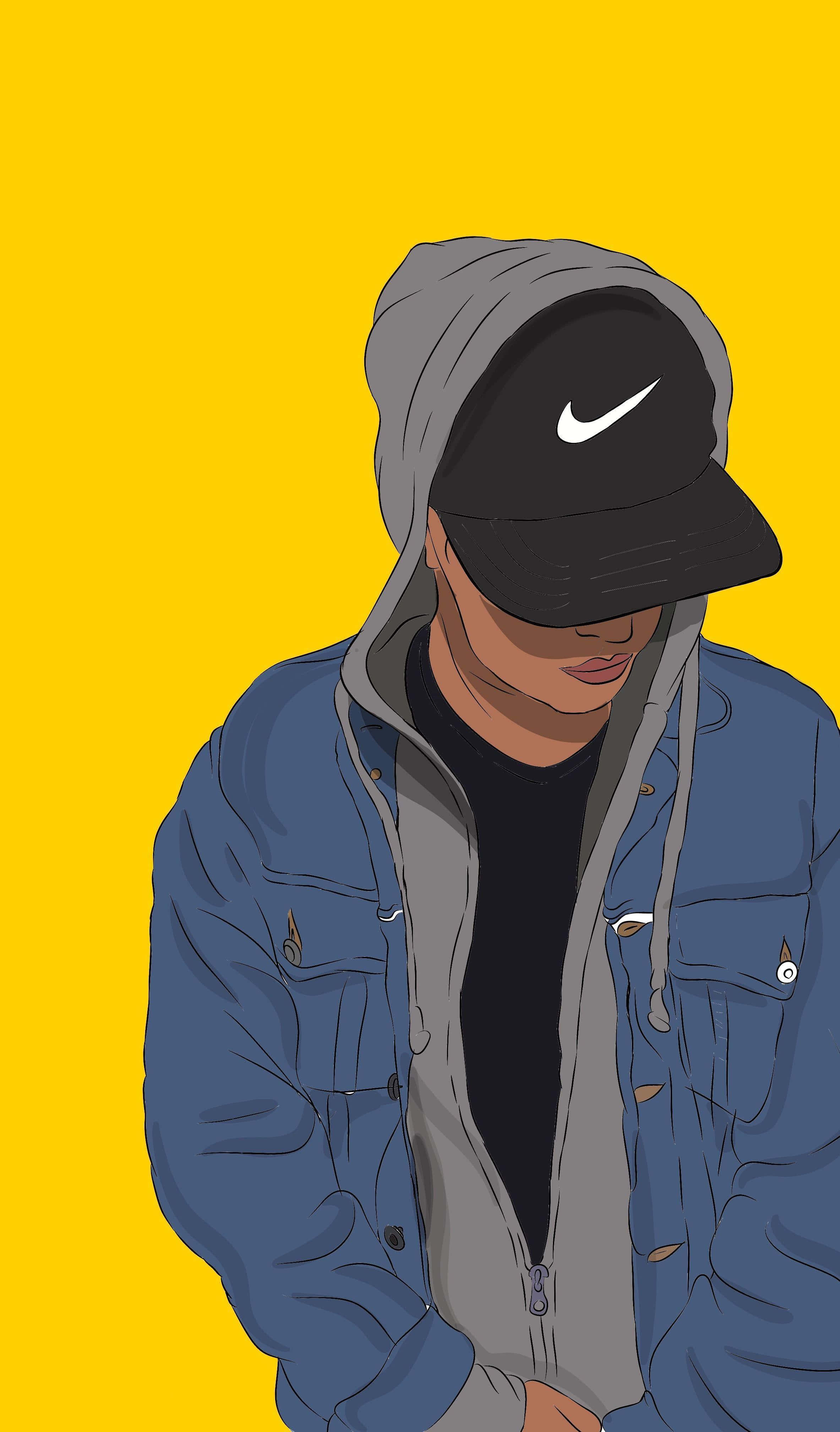 Hood Cartoon, hoodie, cap, 4K Phone Wallpaper