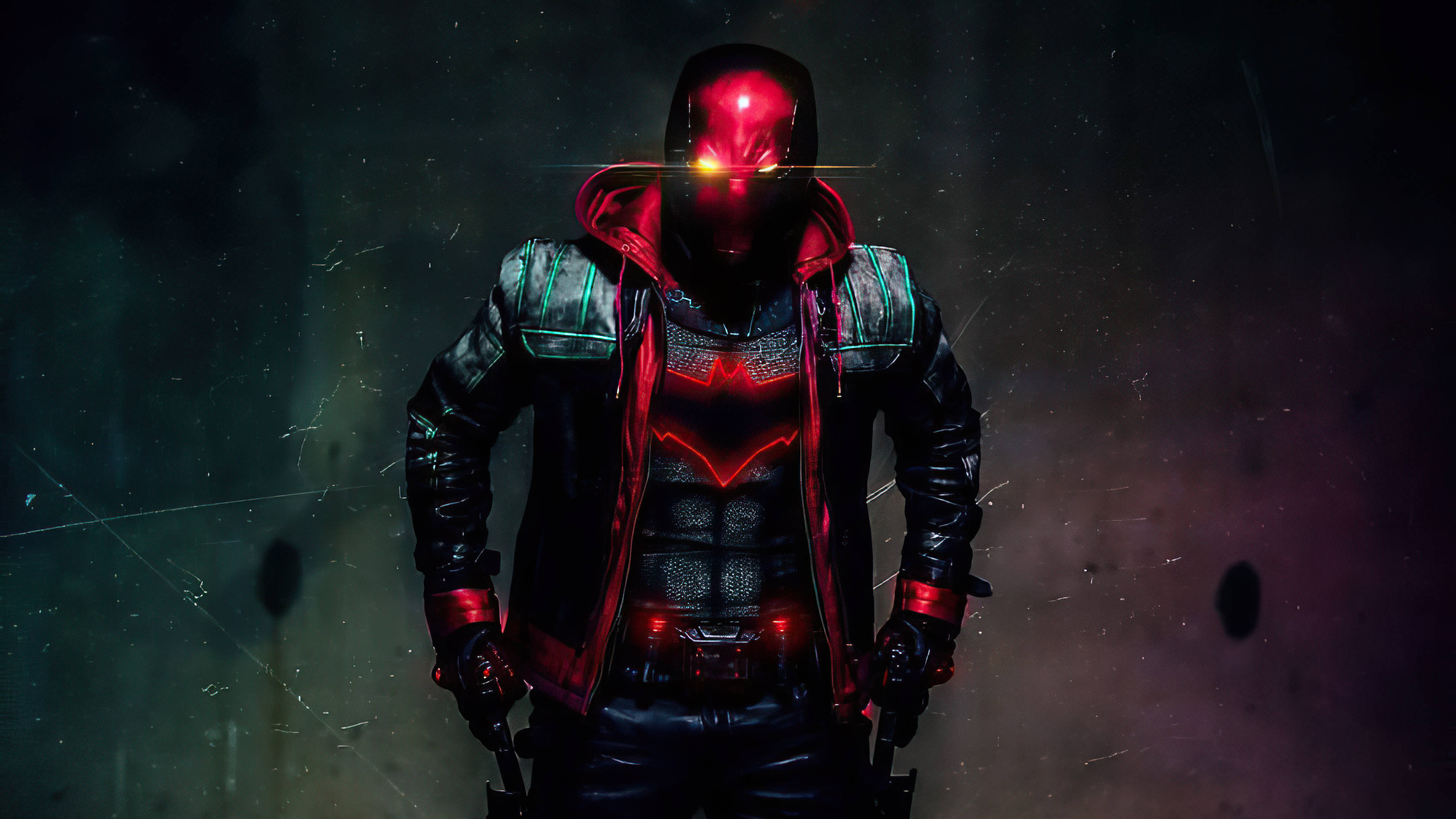 Hood, masked vigilante, dark armored suit, 4K Desktop Wallpaper