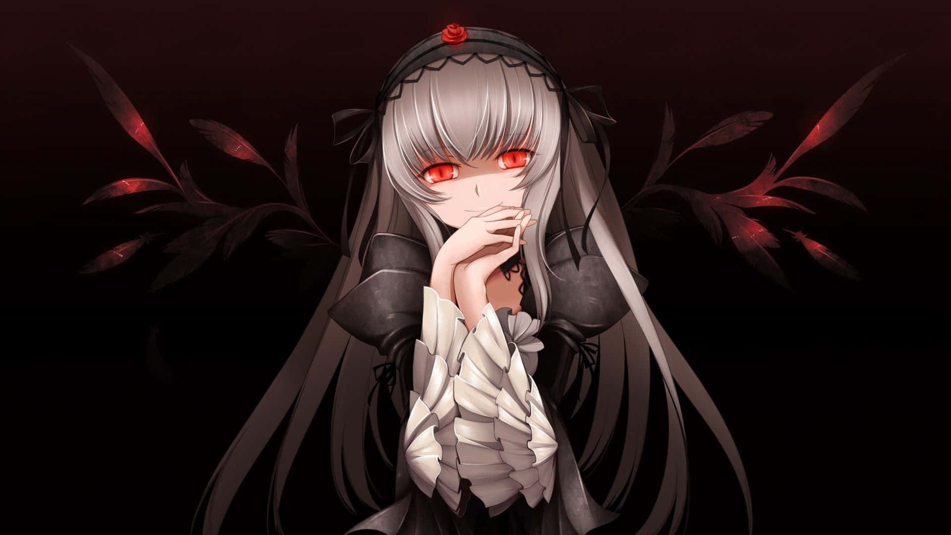 horror anime, 1920 x 1080 wallpaper, pale anime girl, Full HD Desktop Wallpaper