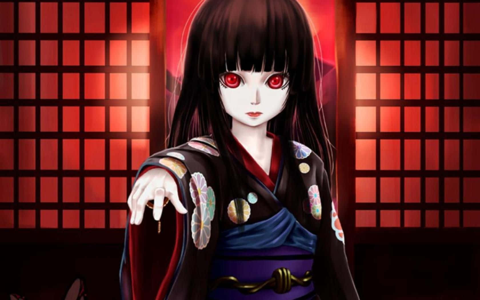 horror anime, 1680 x 1050 wallpaper, pale anime girl, HD Desktop Wallpaper