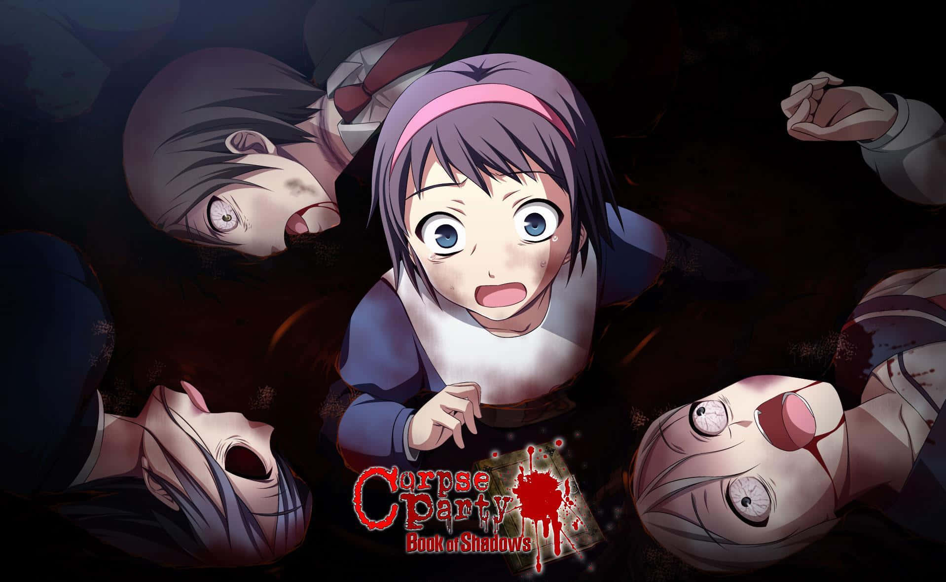 thriller anime, anime girl, zombie-like classmates, HD Desktop Wallpaper