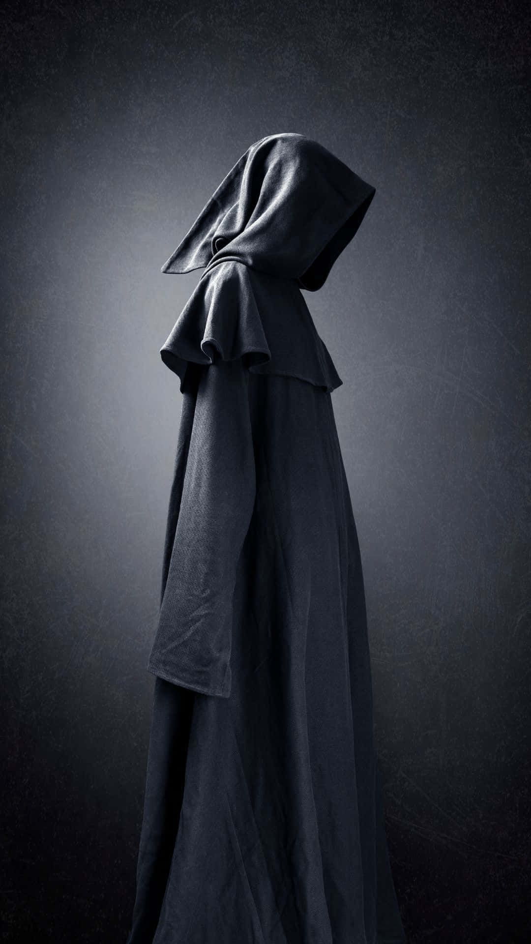 horror costumes, hooded figure, dark cloak, Full HD Phone Wallpaper