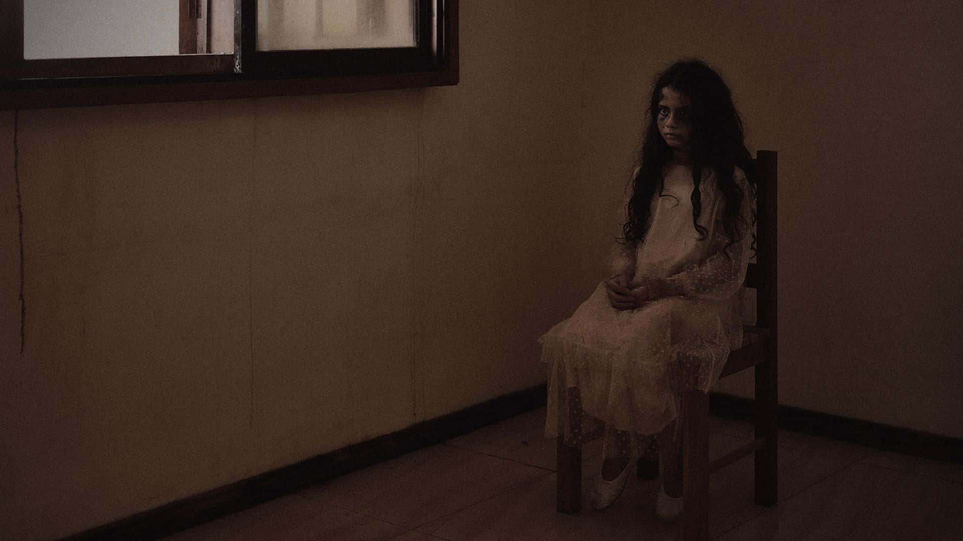 horror costumes, pale ghostly girl, tattered dress, Full HD Desktop Wallpaper