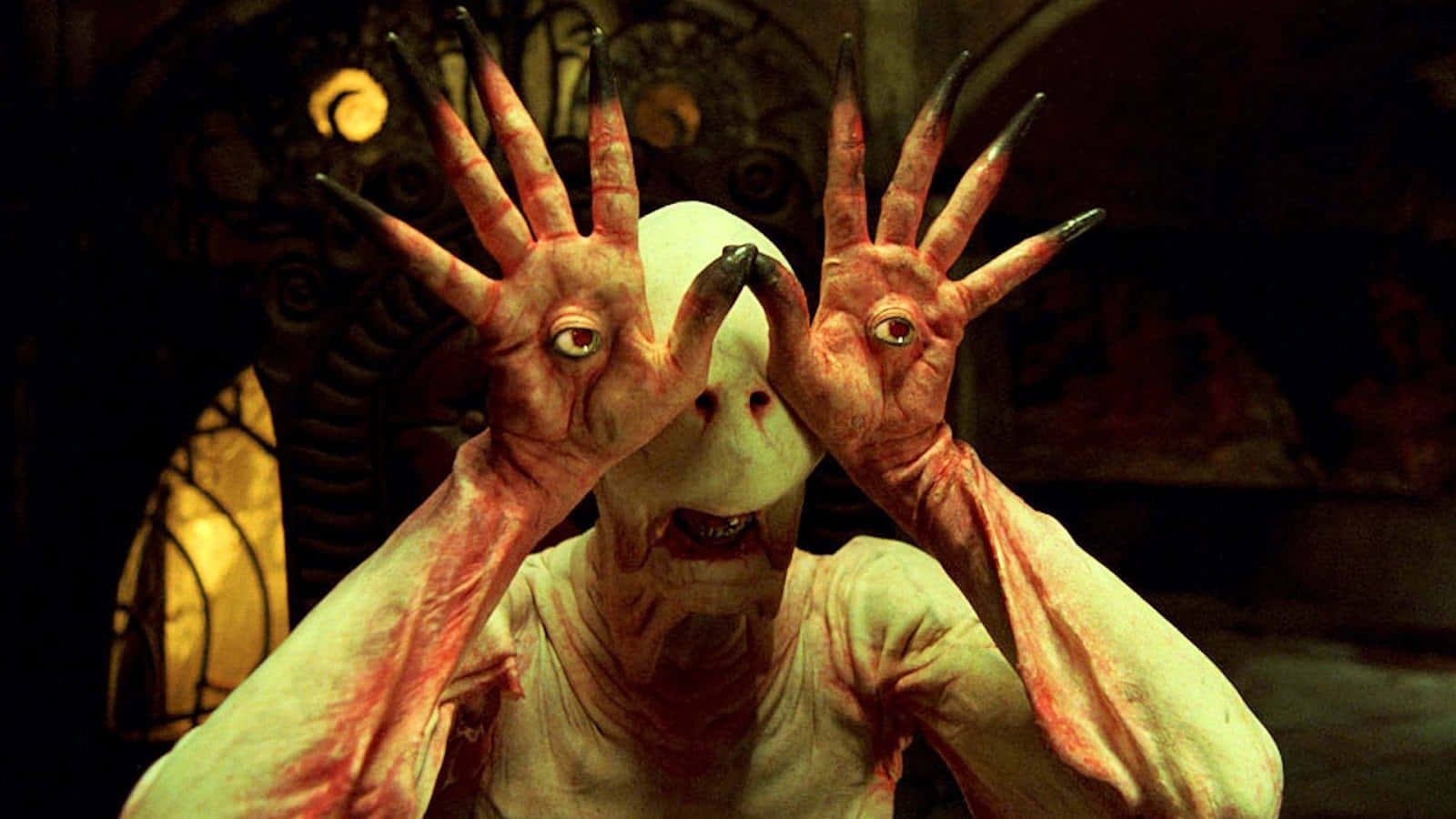 horror icons, grotesque creature, bloodied hands, HD Desktop Wallpaper