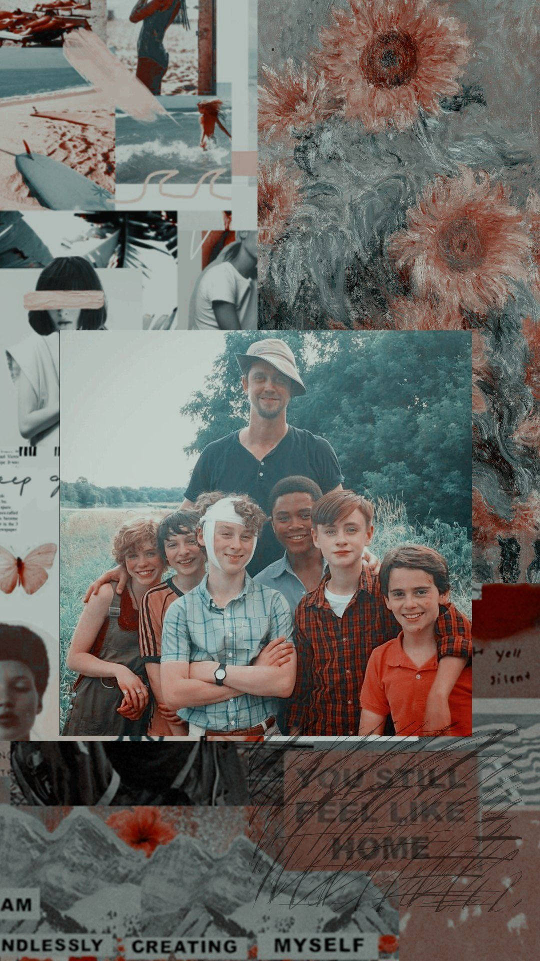 horror movie collage, 1080 x 1920, vintage photos, Full HD Phone Wallpaper