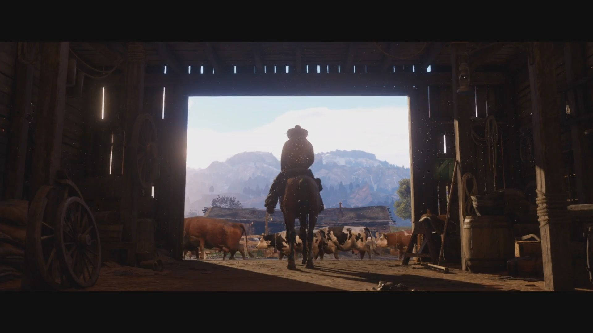 Red Dead Redemption 2, cowboy, horseback, Full HD Desktop Wallpaper