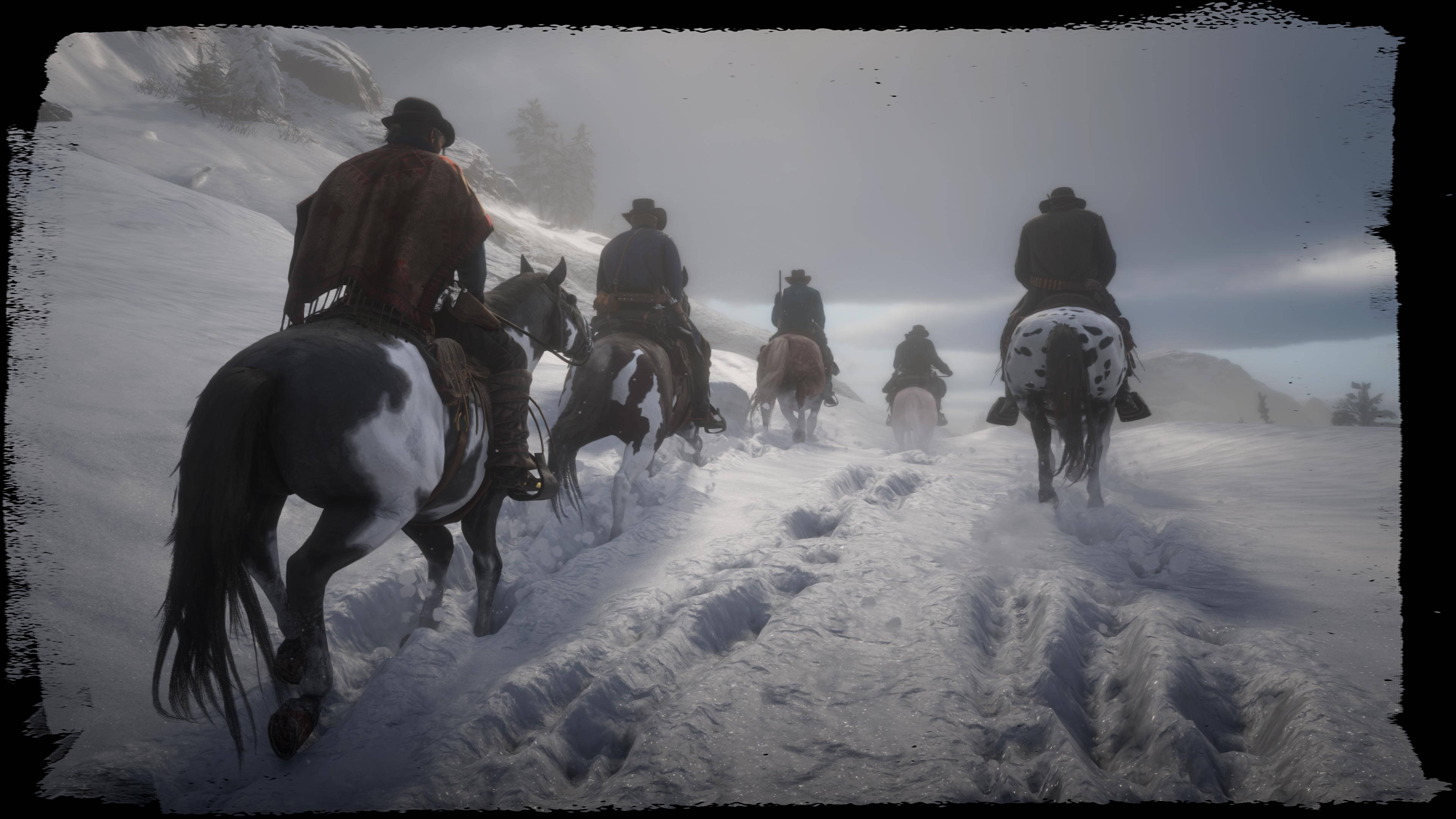 Red Dead Redemption 2, horse, cowboys, 4K Desktop Wallpaper