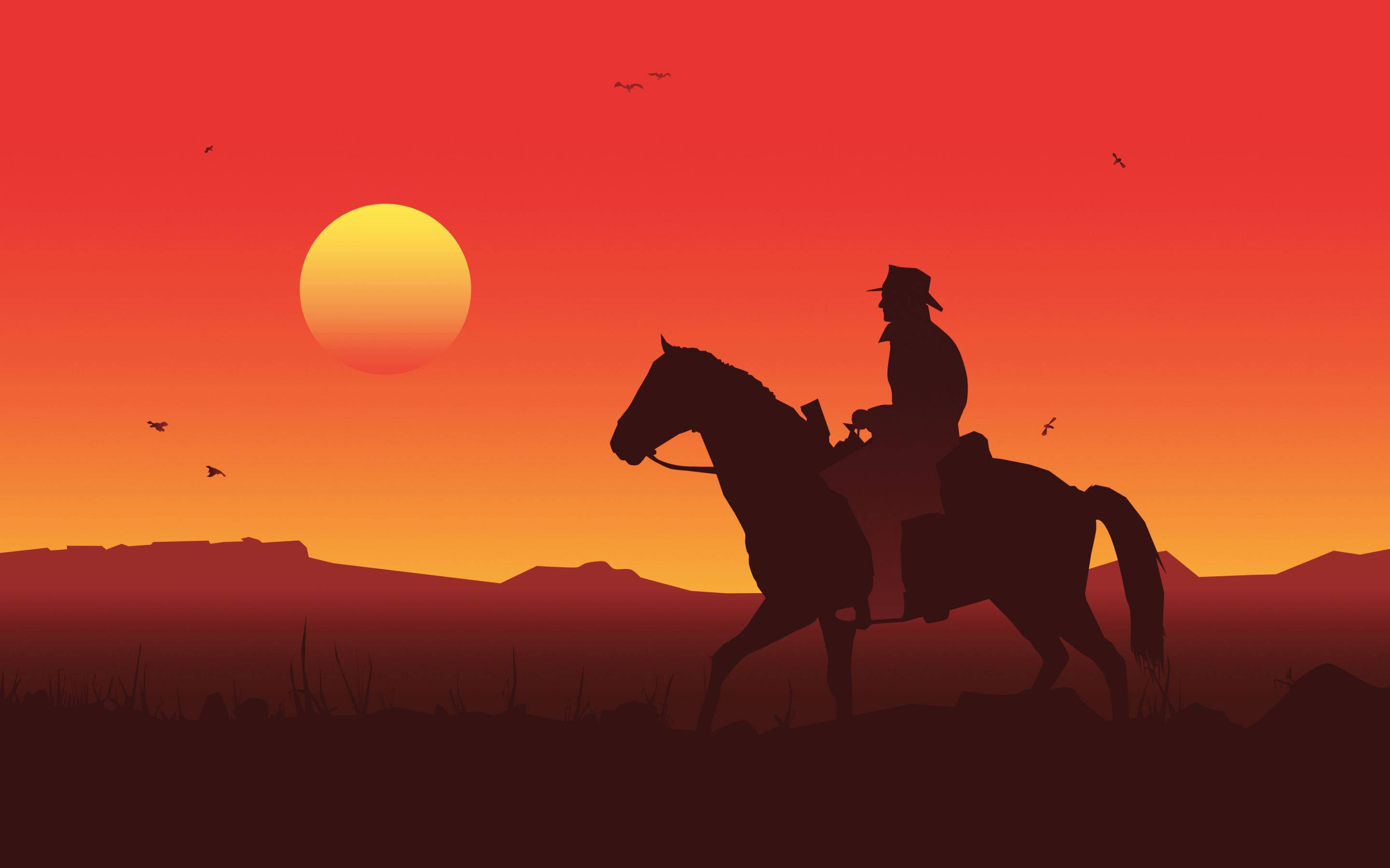 Red Dead Redemption 2, horse, desert, 2K Desktop Wallpaper