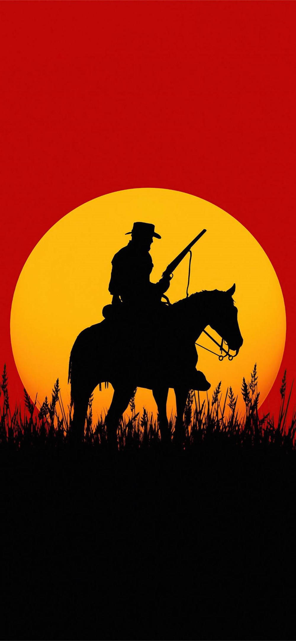 Horse Red Dead Redemption 2, cowboy, horseback, Full HD Phone Wallpaper