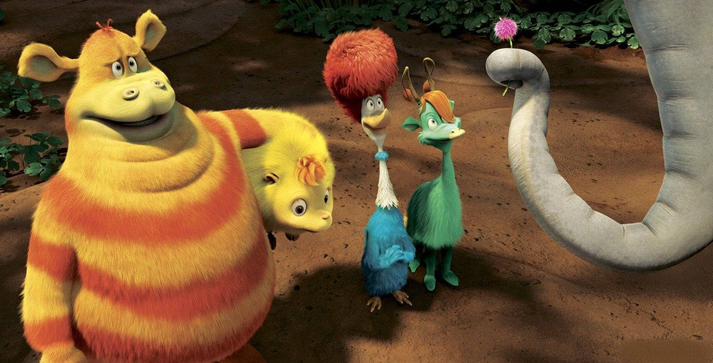 Horton Hears A Who, elephant's trunk, sunlit dirt clearing, HD Desktop Wallpaper
