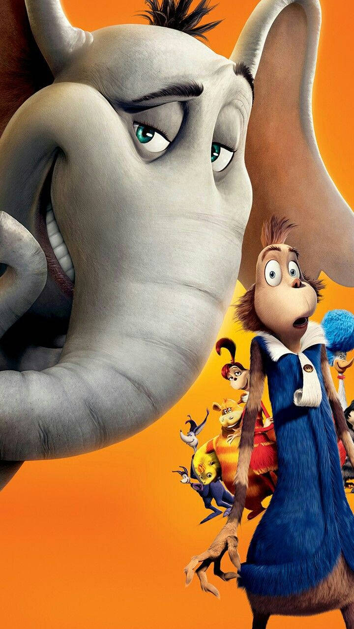 Horton, Horton Hears a Who, monkey in a blue coat, SD Phone Wallpaper
