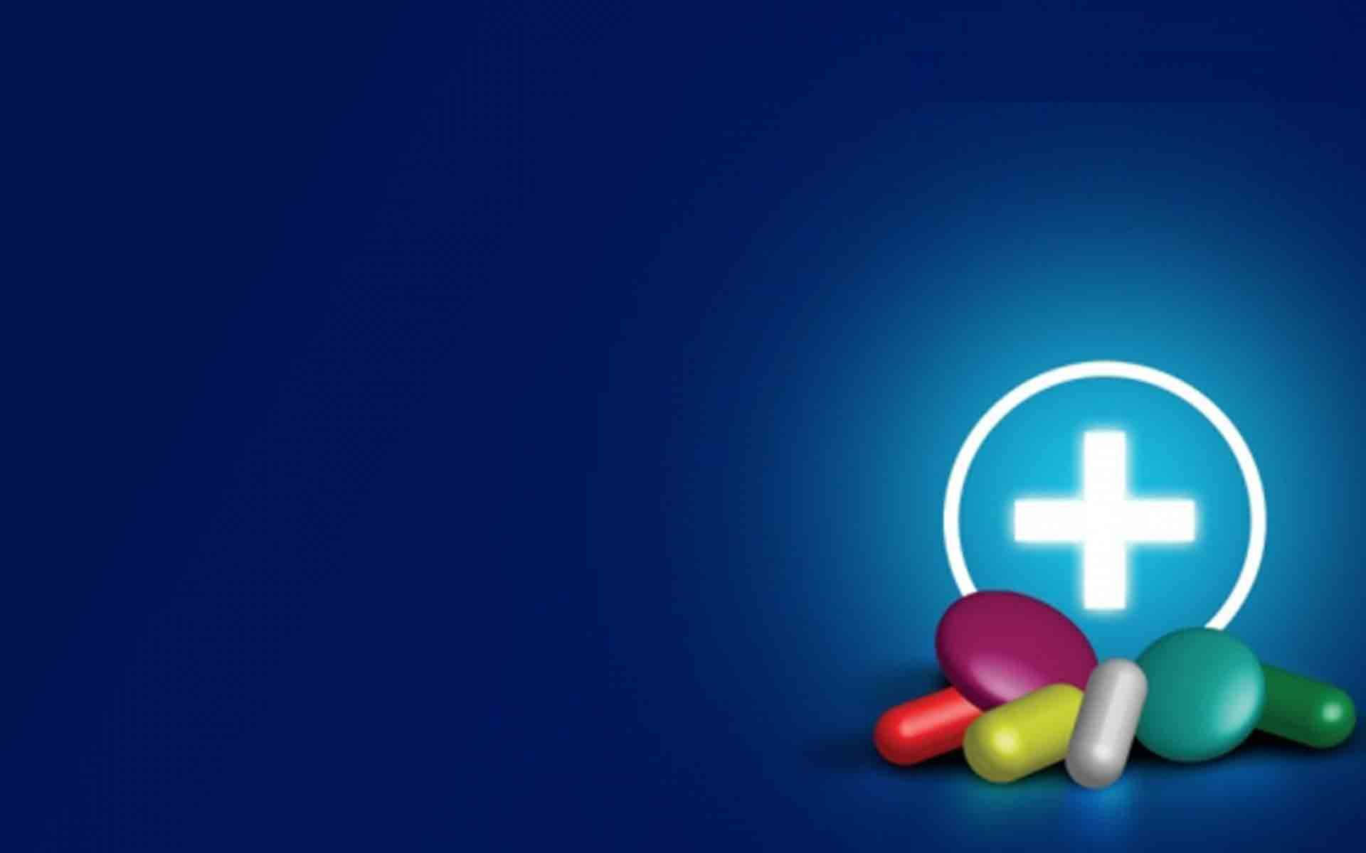 healthcare capsules, medicine, glowing white medical cross, Full HD Desktop Wallpaper