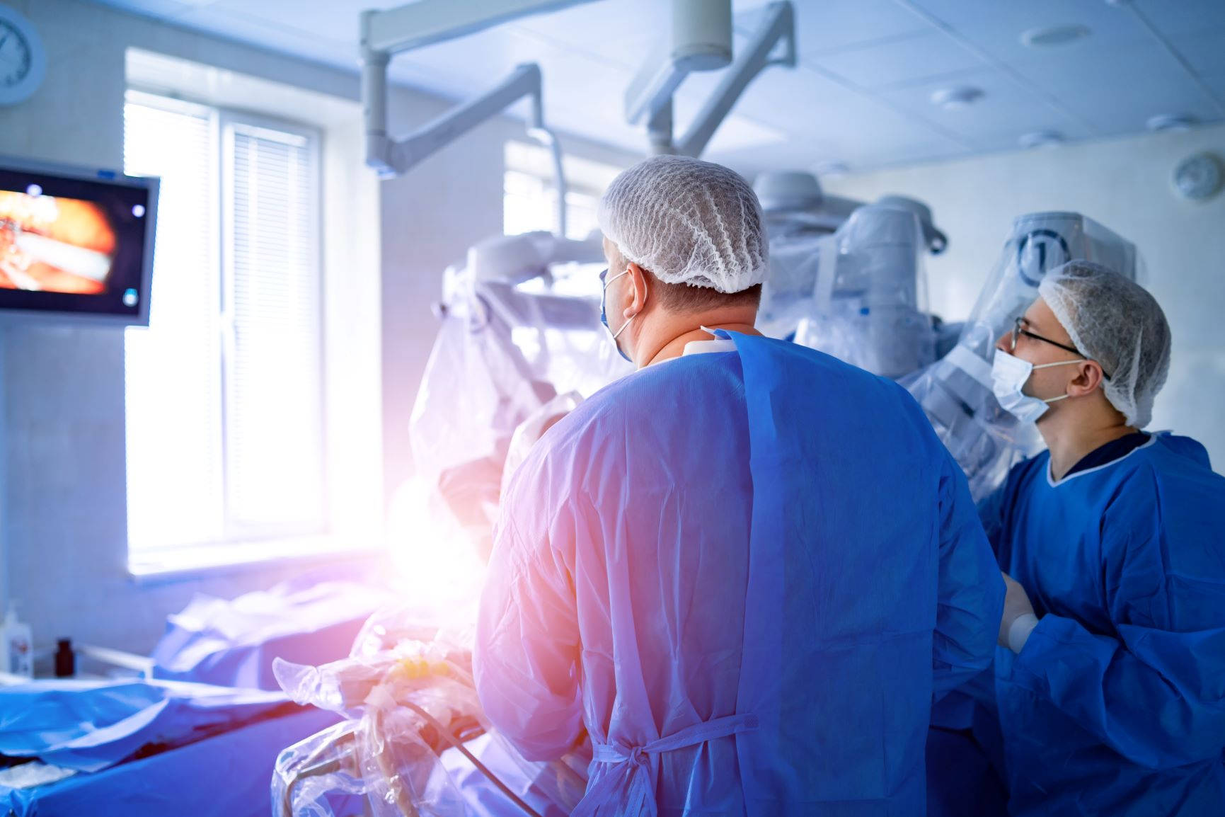 surgeon, blue scrubs, masks, HD Desktop Wallpaper