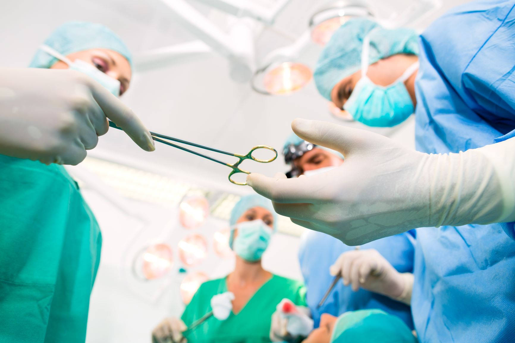 surgeon, blue scrubs, masks, HD Desktop Wallpaper