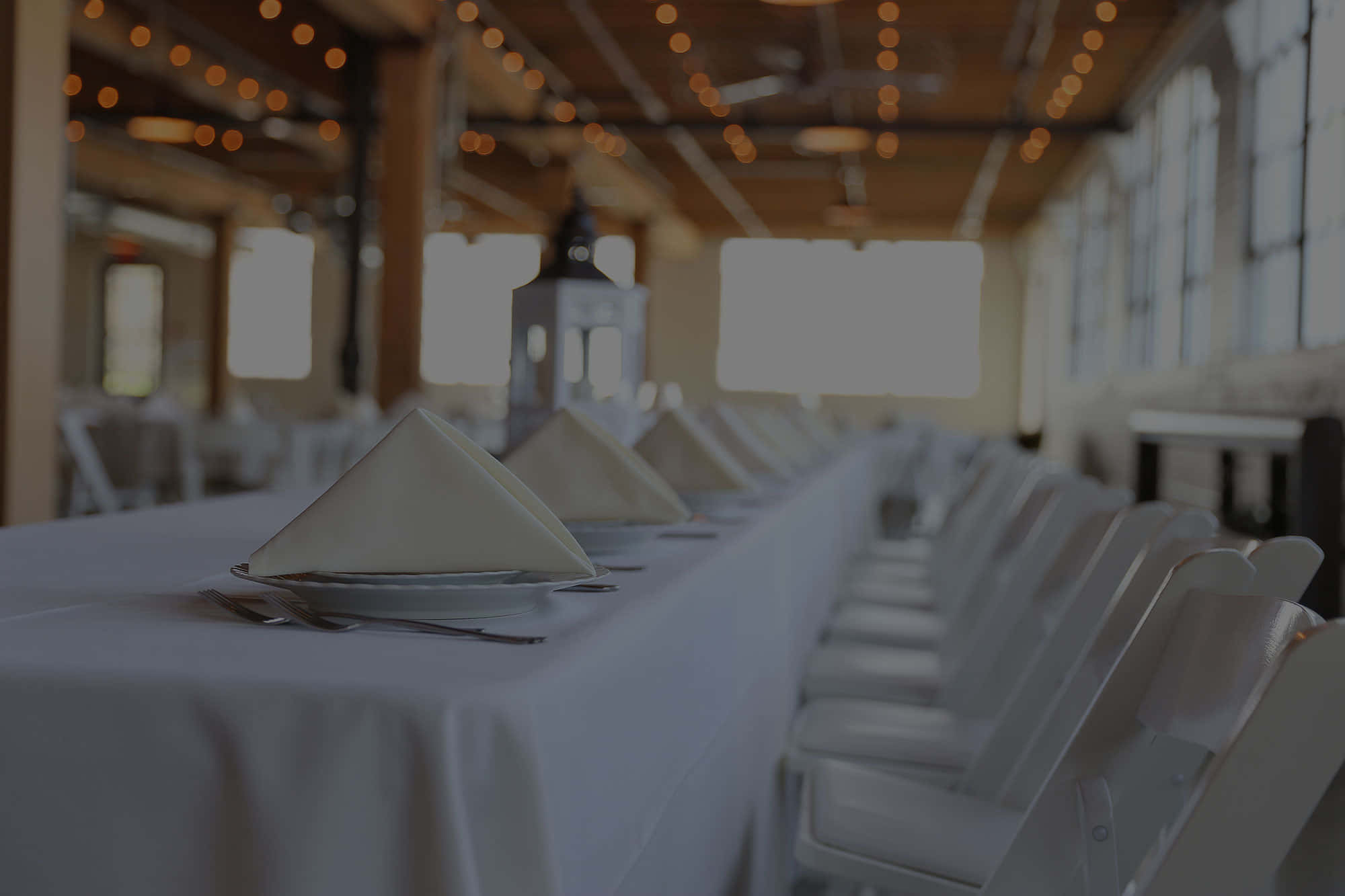 Hospitality, white table, formal event, Full HD Desktop Wallpaper